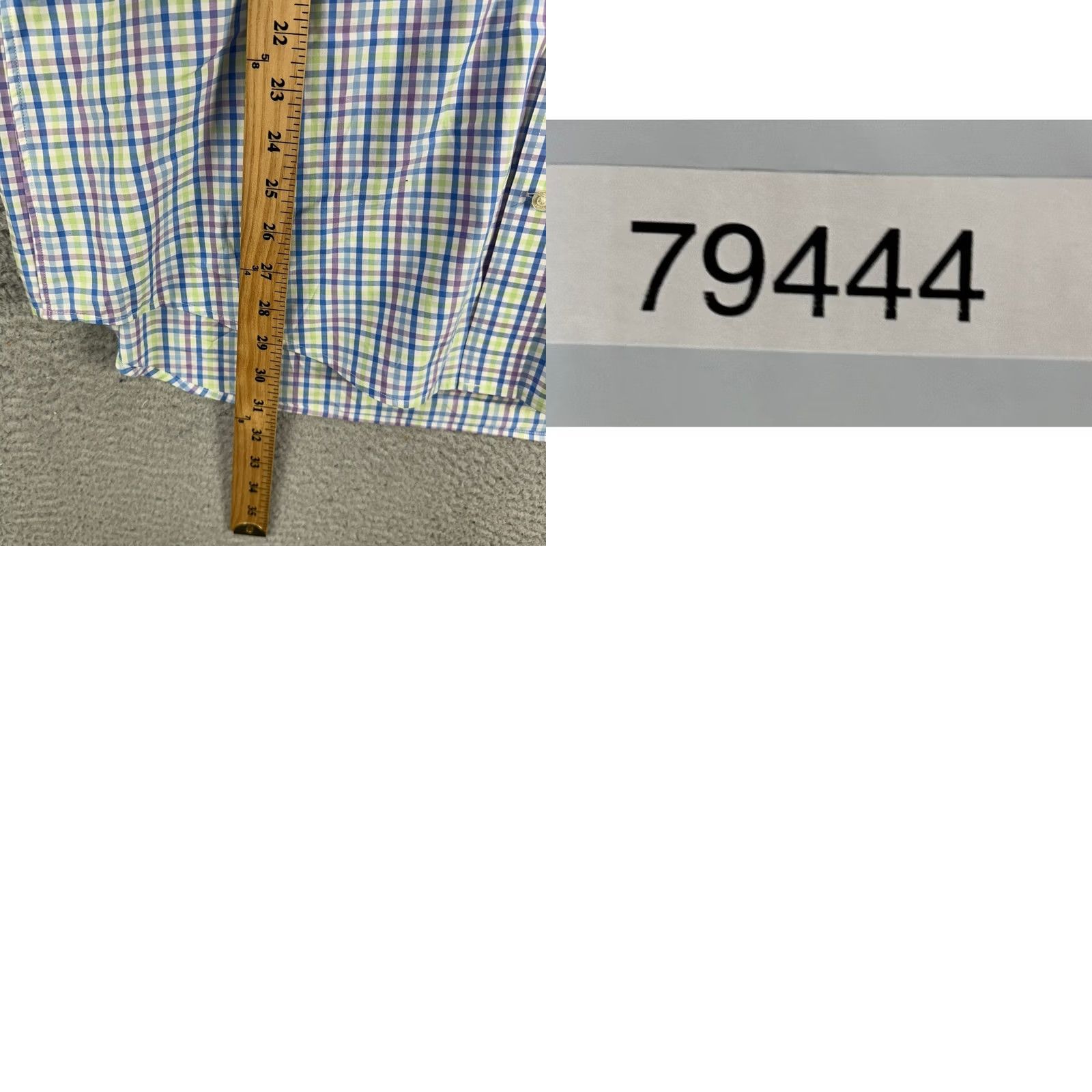 Vineyard Vines Vineyard Vines Shirt Button Down Men Large Blue Gingham Plaid Long Sleeve Size US L / EU 52-54 / 3 - 8 Thumbnail