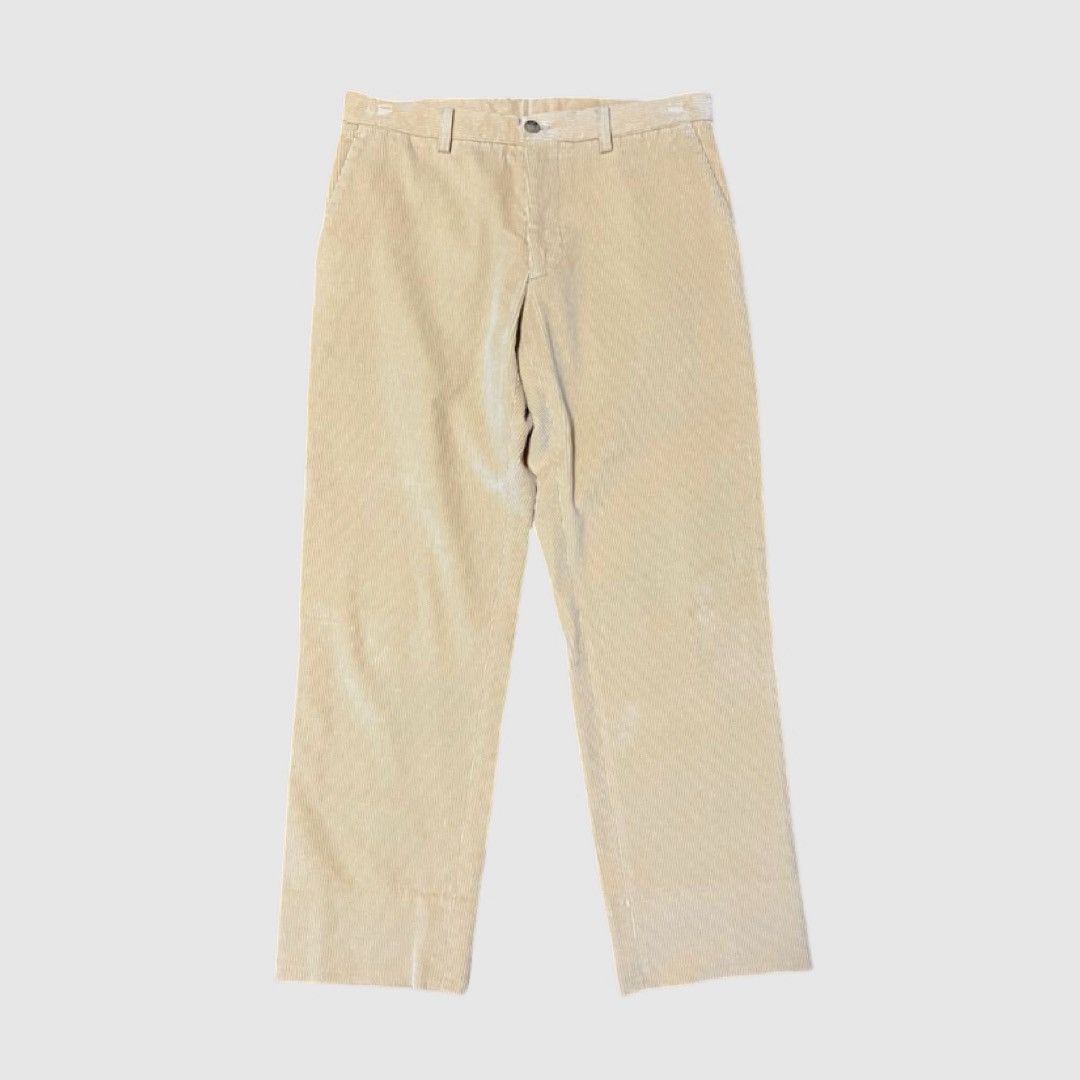 ETRO Made in Italy Corduroy Pants Beige Size 48