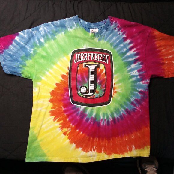 Band Tees × Vintage Vintage Jerryweizen Jerry Garcia Tie Dye T-Shirt Size US XL / EU 56 / 4 - 2 Thumbnail