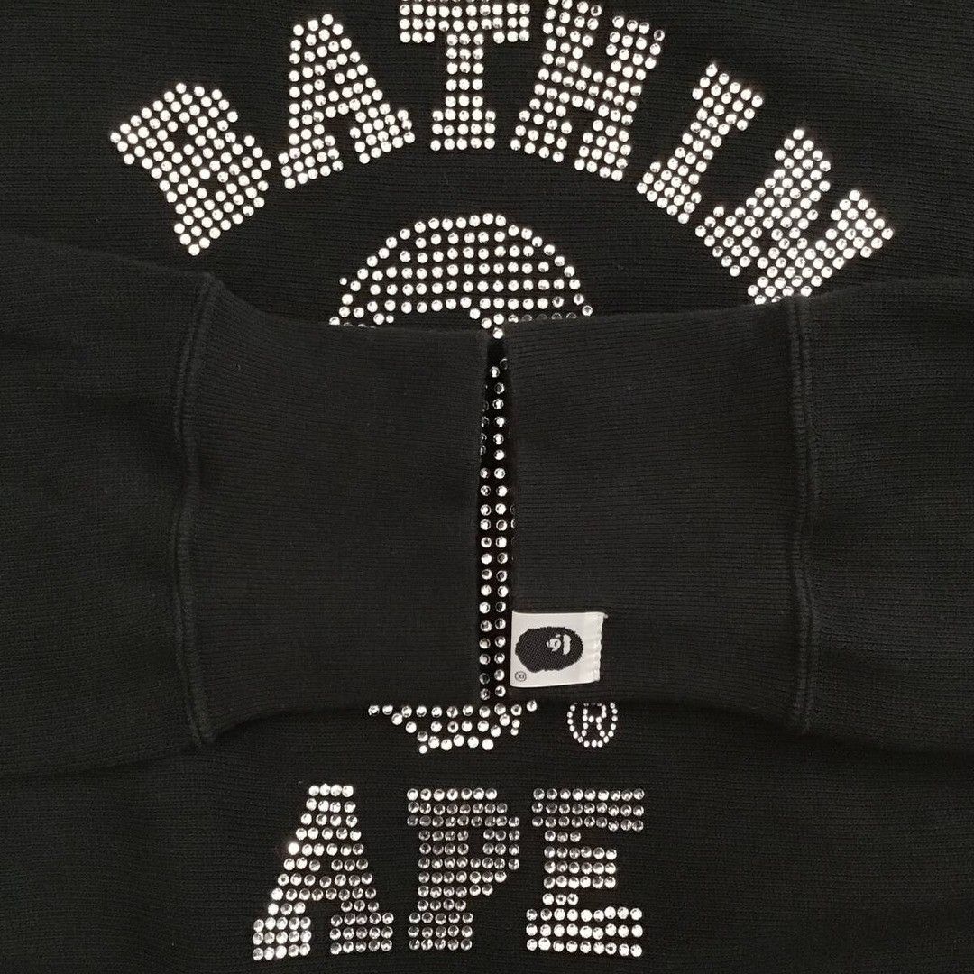 Bape × Swarovski BAPE × Swarovski college logo sweat shirt a bathing ape NIGO Size US M / EU 48-50 / 2 - 7 Thumbnail