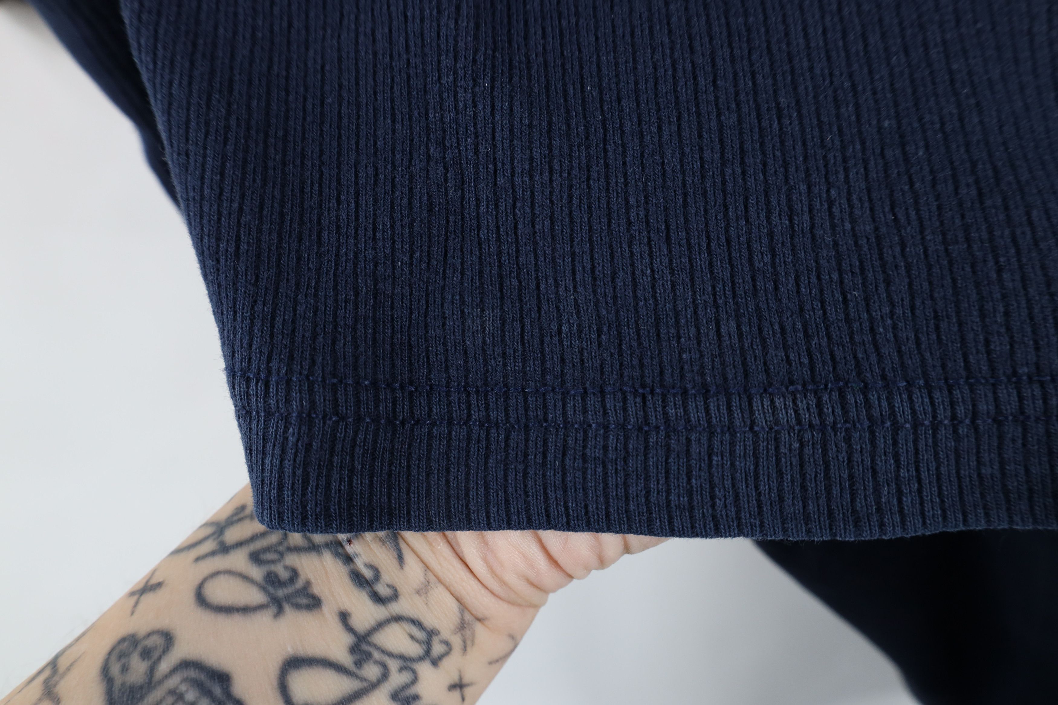 Champion × Vintage Vintage 90s Champion Out Ribbed Knit Short Sleeve T-Shirt Size US L / EU 52-54 / 3 - 7 Thumbnail