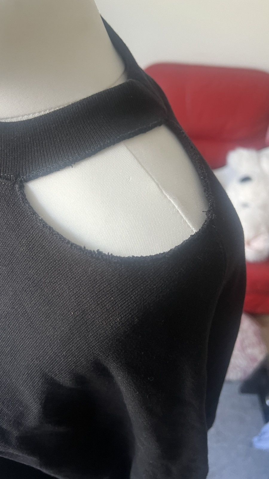 Vetements Vetements Custom Cropped Label Sweater Size M / US 6-8 / IT 42-44 - 3 Thumbnail
