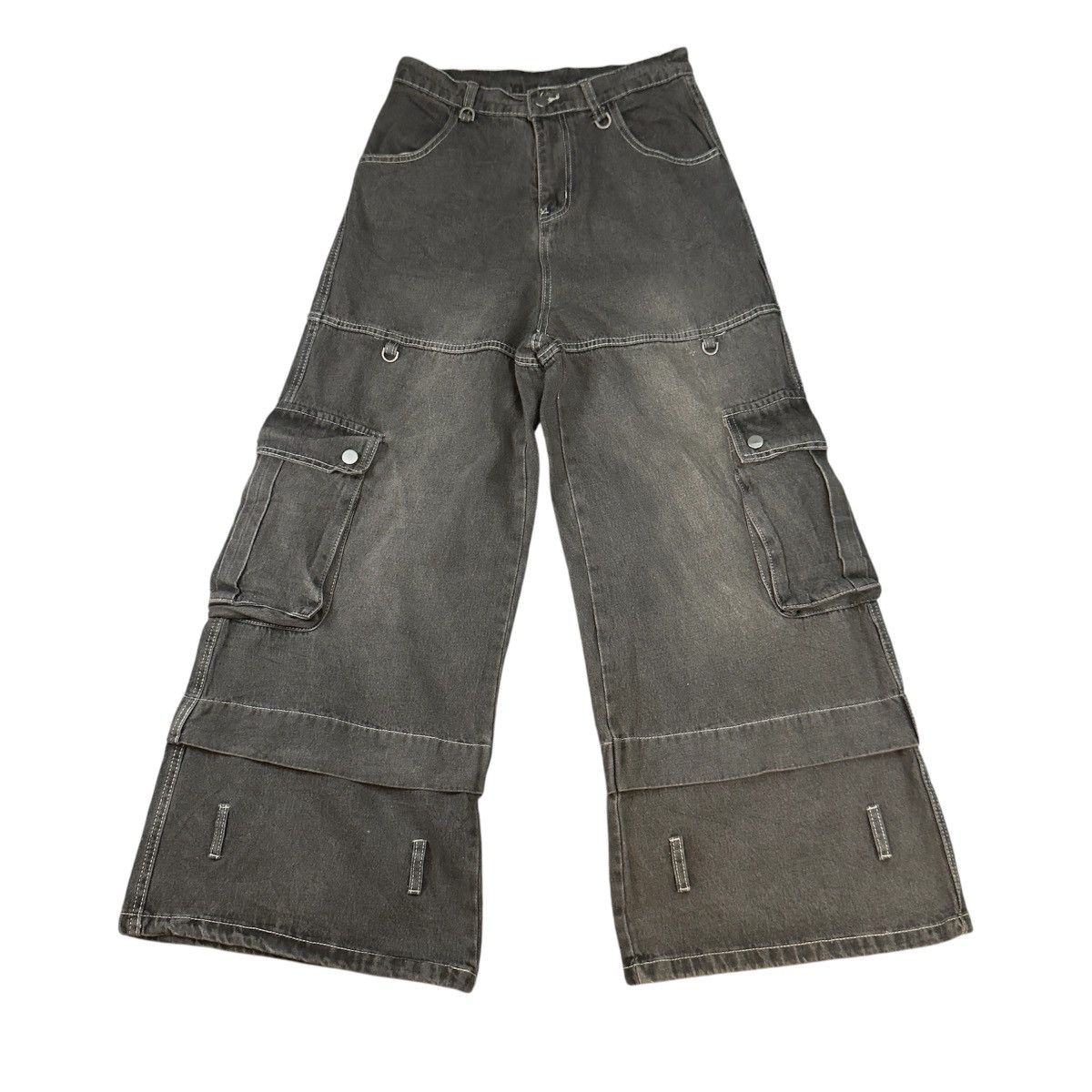 If Six Was Nine Vintage 90s Japanese Streetwear Super Baggy Drise Pants Size US 30 / EU 46 - 1 Thumbnail