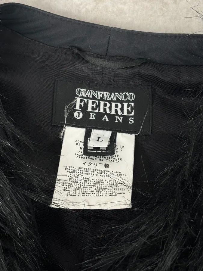 Gianfranco Ferre 2000s Gianfranco Ferre Black Nylon Detachable Sleeves Jacket Size M / US 6-8 / IT 42-44 - 10 Thumbnail