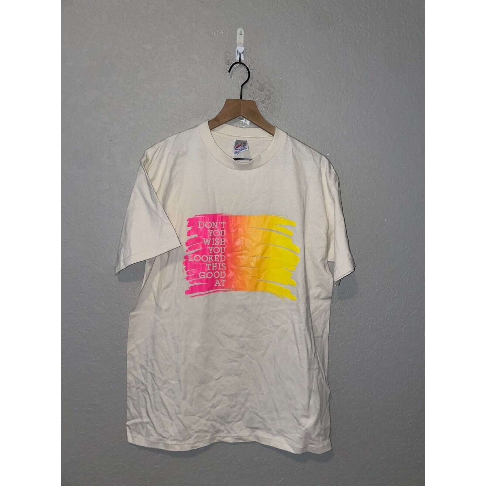 Jerzees Vintage Graphic Shirt Jerzees Wish Looked This Good Tee L Size US L / EU 52-54 / 3 - 1 Thumbnail