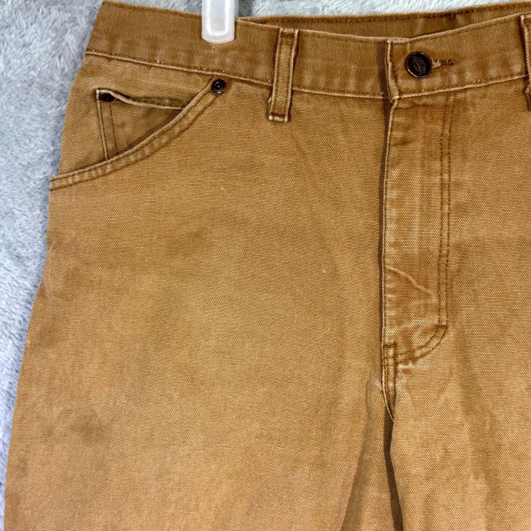 Dickies Dickies Carpenter Jeans Men’s 34x32 Brown Denim Relaxed Fit Straight Leg Size US 34 / EU 50 - 3 Thumbnail
