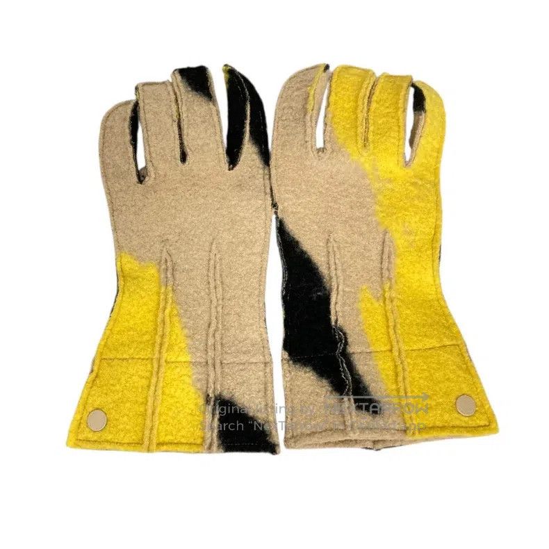 Issey Miyake Issey Miyake Yellow Gloves Size ONE SIZE - 3 Thumbnail