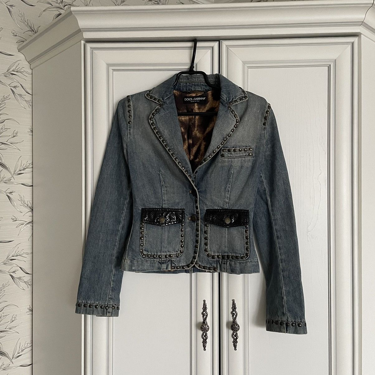 Dolce & Gabbana Vintage Avant-Garde Dolce & Gabbana Mainline Denim Jacket Size XS / US 0-2 / IT 36-38 - 1 Thumbnail