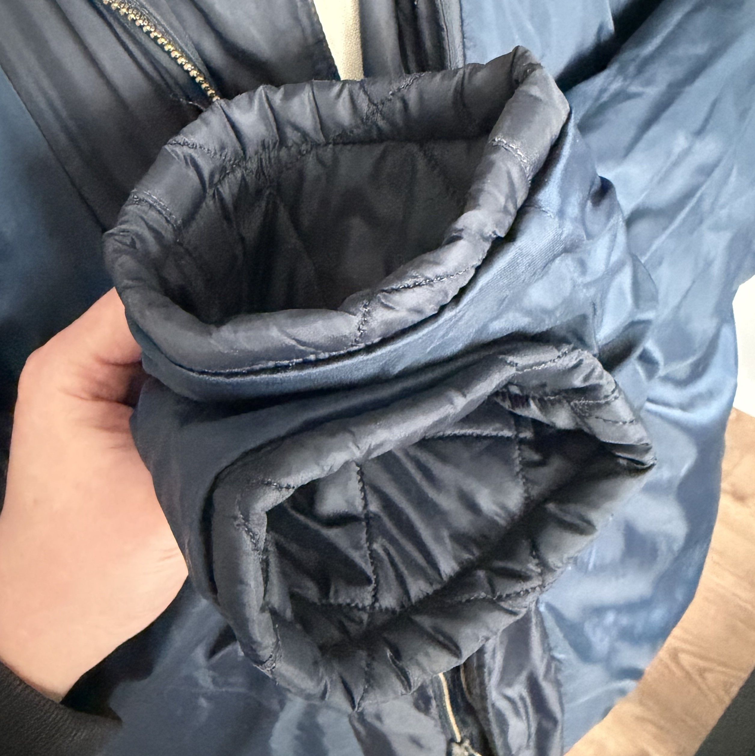 Barbour BARBOUR Chelsea Rib Neck Mens Quilted Jacket Size XXL Navy Size US XXL / EU 58 / 5 - 16 Thumbnail