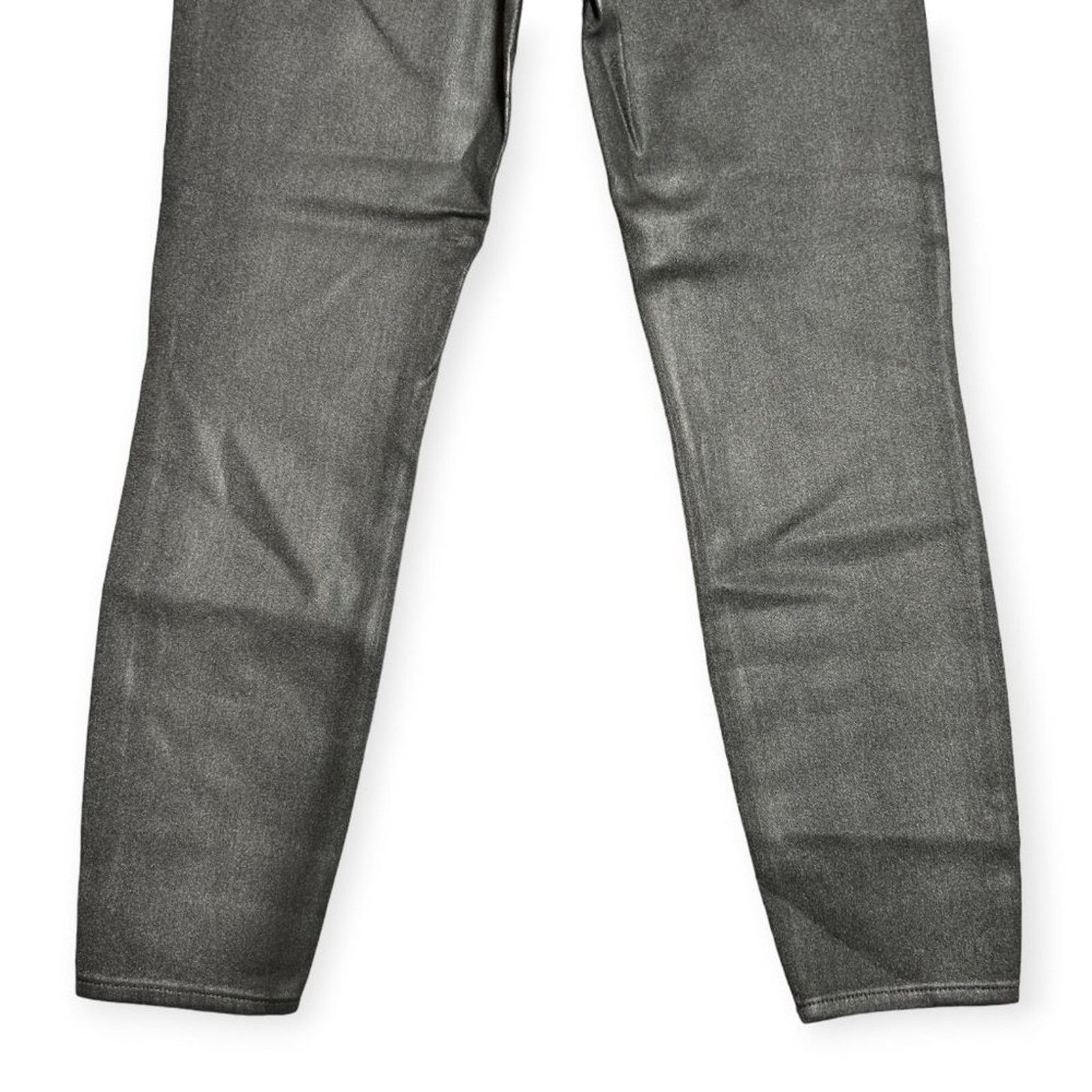 Spanx SPANX Solace Wax Denim Legging Pewter Gray Size L Size 28" / US 6 / IT 42 - 9 Thumbnail
