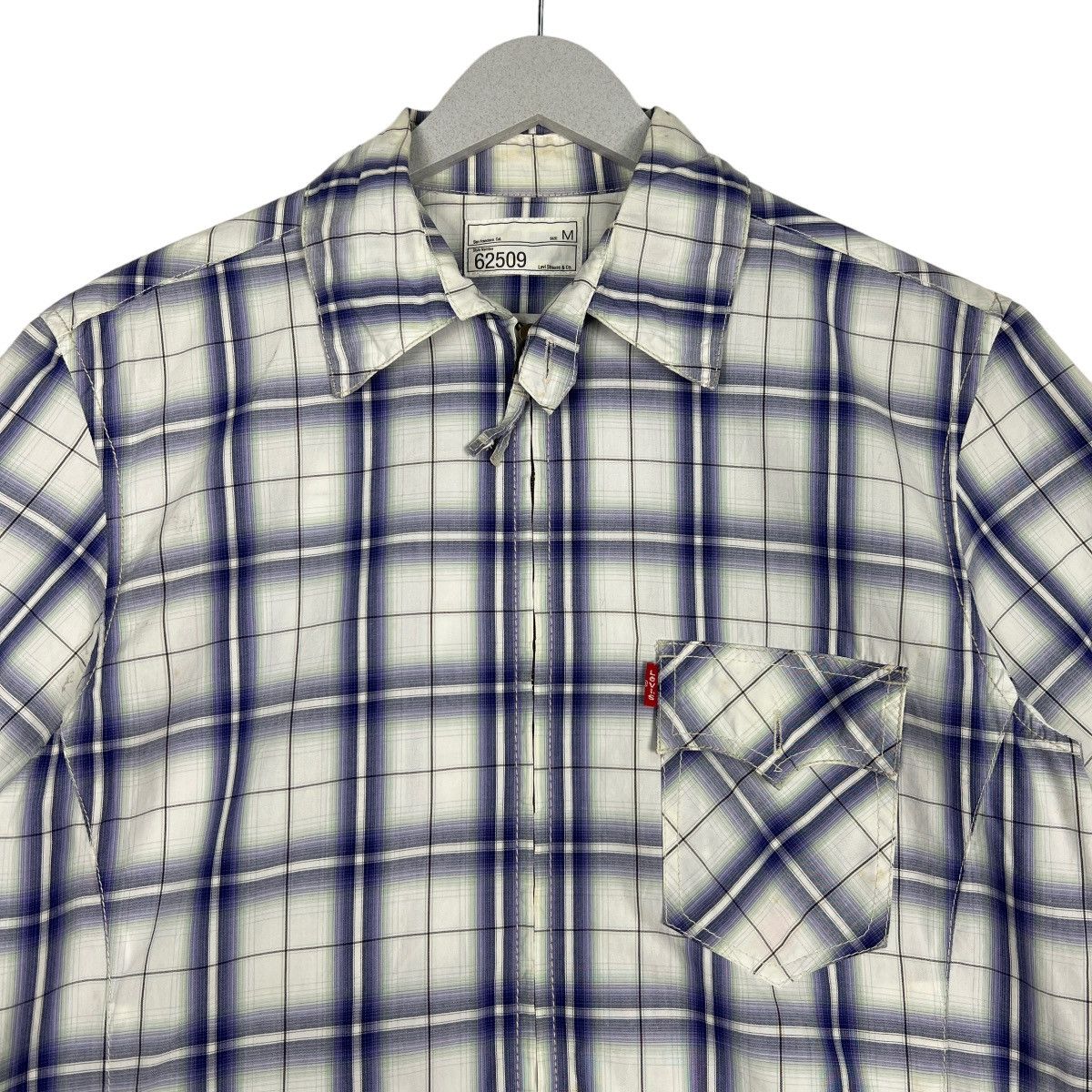 Levi's 🔥 LEVIS STYLE NO 62509 ZIPPER SHIRT Size US M / EU 48-50 / 2 - 3 Thumbnail