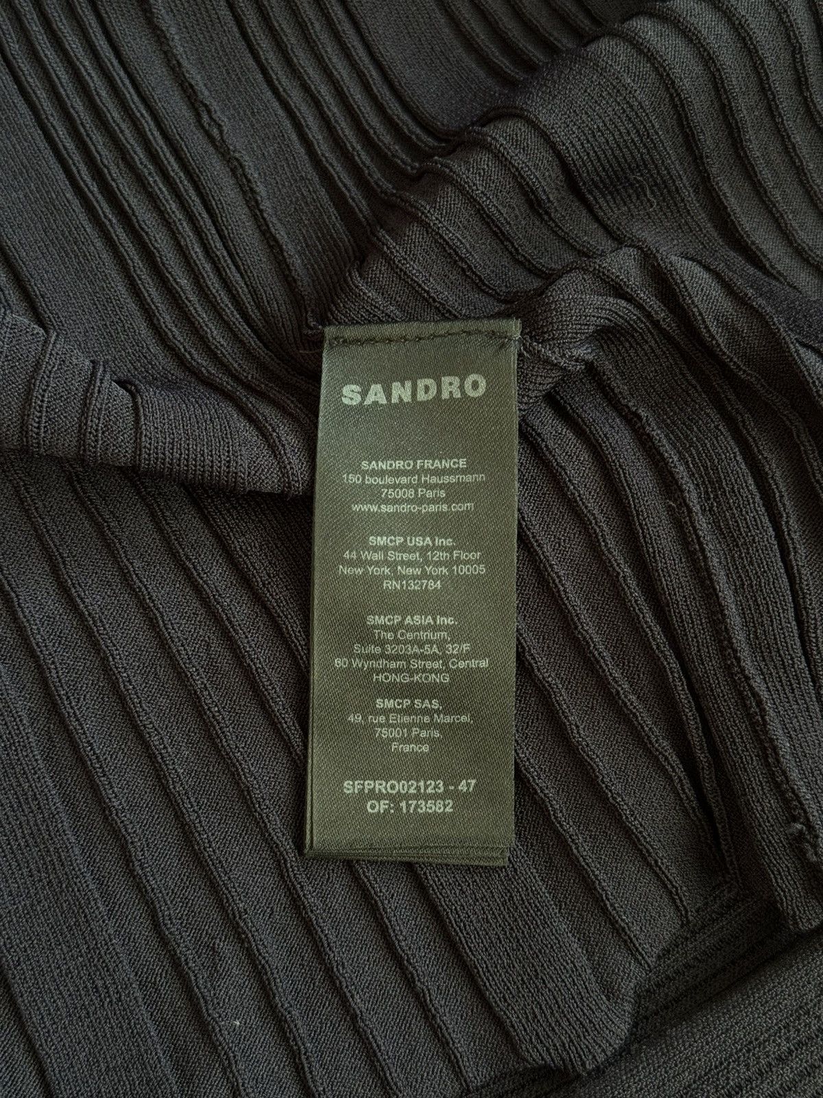 Sandro Sandro oldmoney style ribbed dress Size S / US 4 / IT 40 - 6 Thumbnail