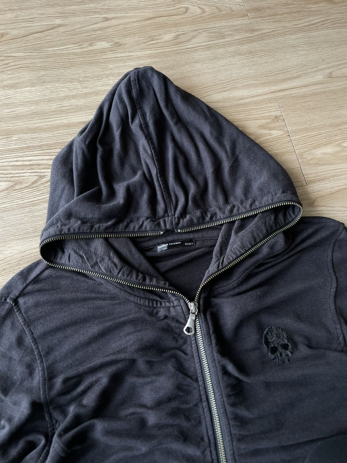 If Six Was Nine Custom Culture Y2K Skulls Full Zipper Hoodie Size US M / EU 48-50 / 2 - 4 Thumbnail