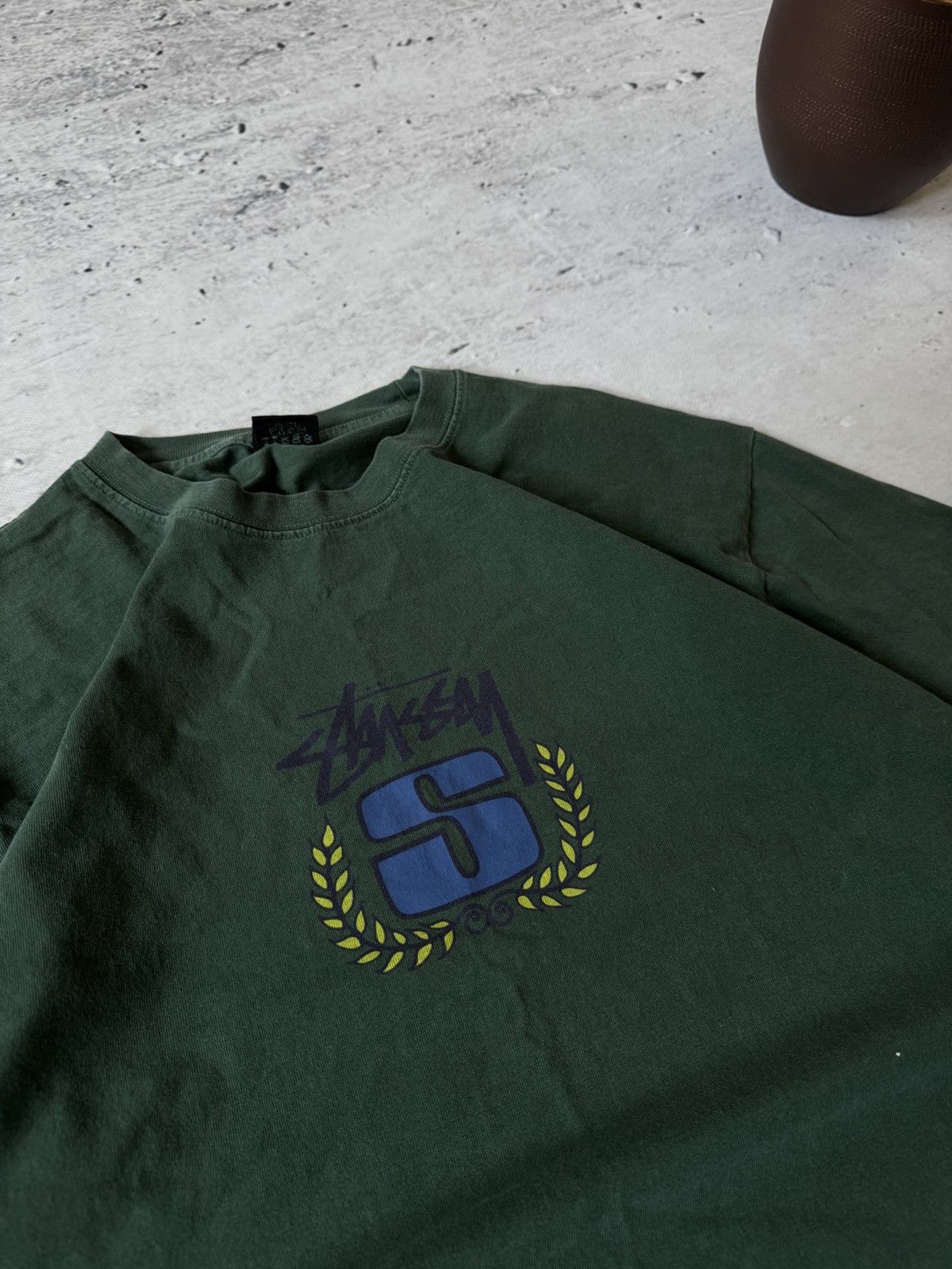 Stussy × Vintage STUSSY CENTER HAFT LOGO OVERSIZE BAGGY FIT SWEATSHIRT Size US L / EU 52-54 / 3 - 3 Thumbnail