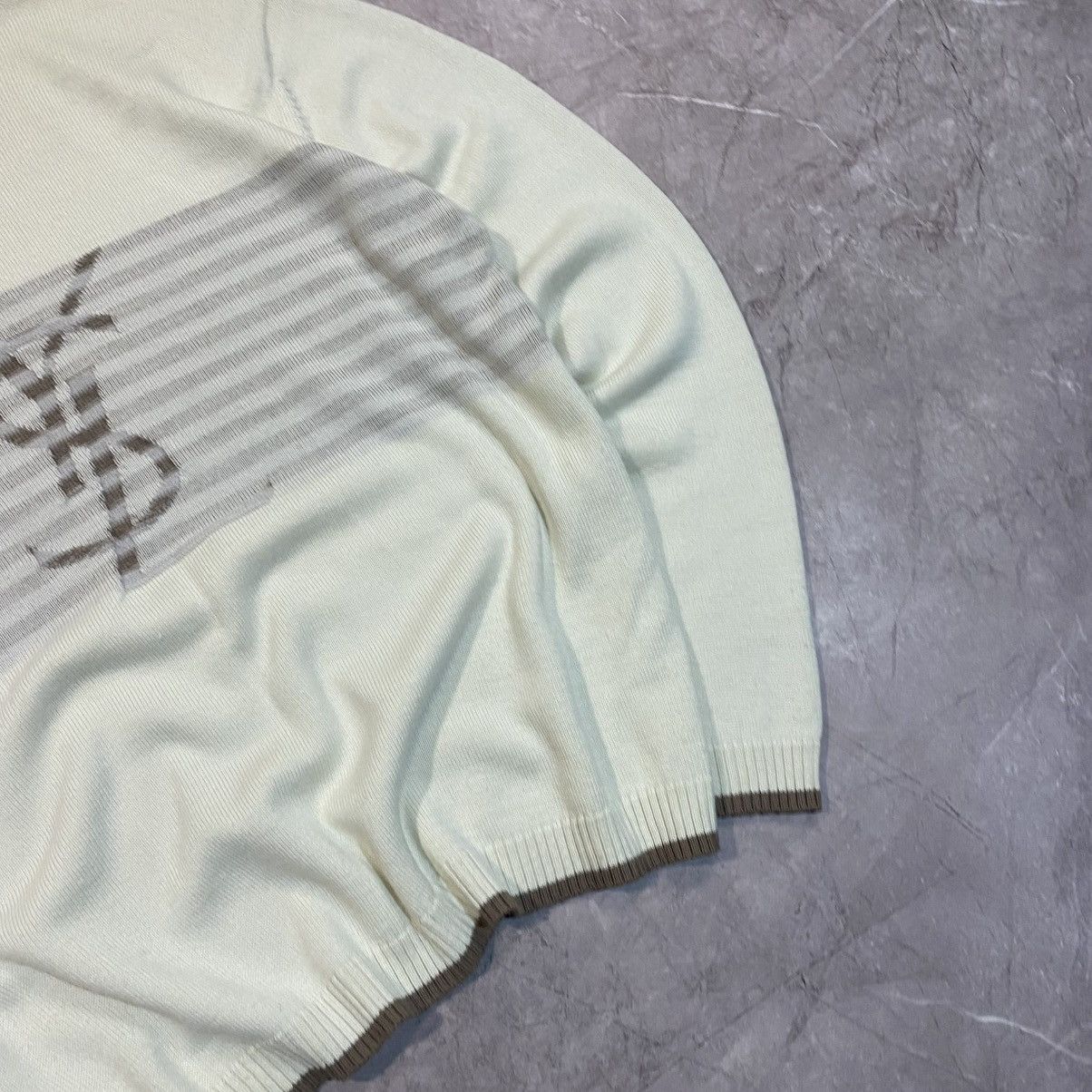 Yves Saint Laurent VINTAGE YVES SAINT LAURENT YSL BIG LOGO SWEATER 00S Size US XL / EU 56 / 4 - 4 Thumbnail