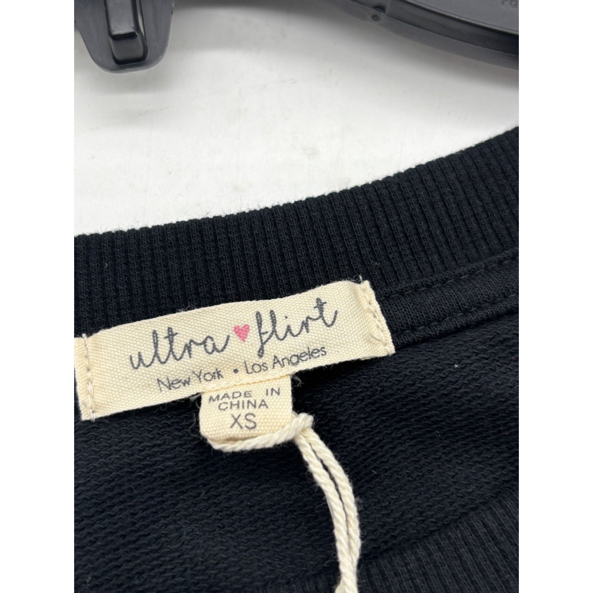 Other Ultra Flirt Grommet Embellished Sweatshirt, Black, XS Size XS / US 0-2 / IT 36-38 - 7 Thumbnail