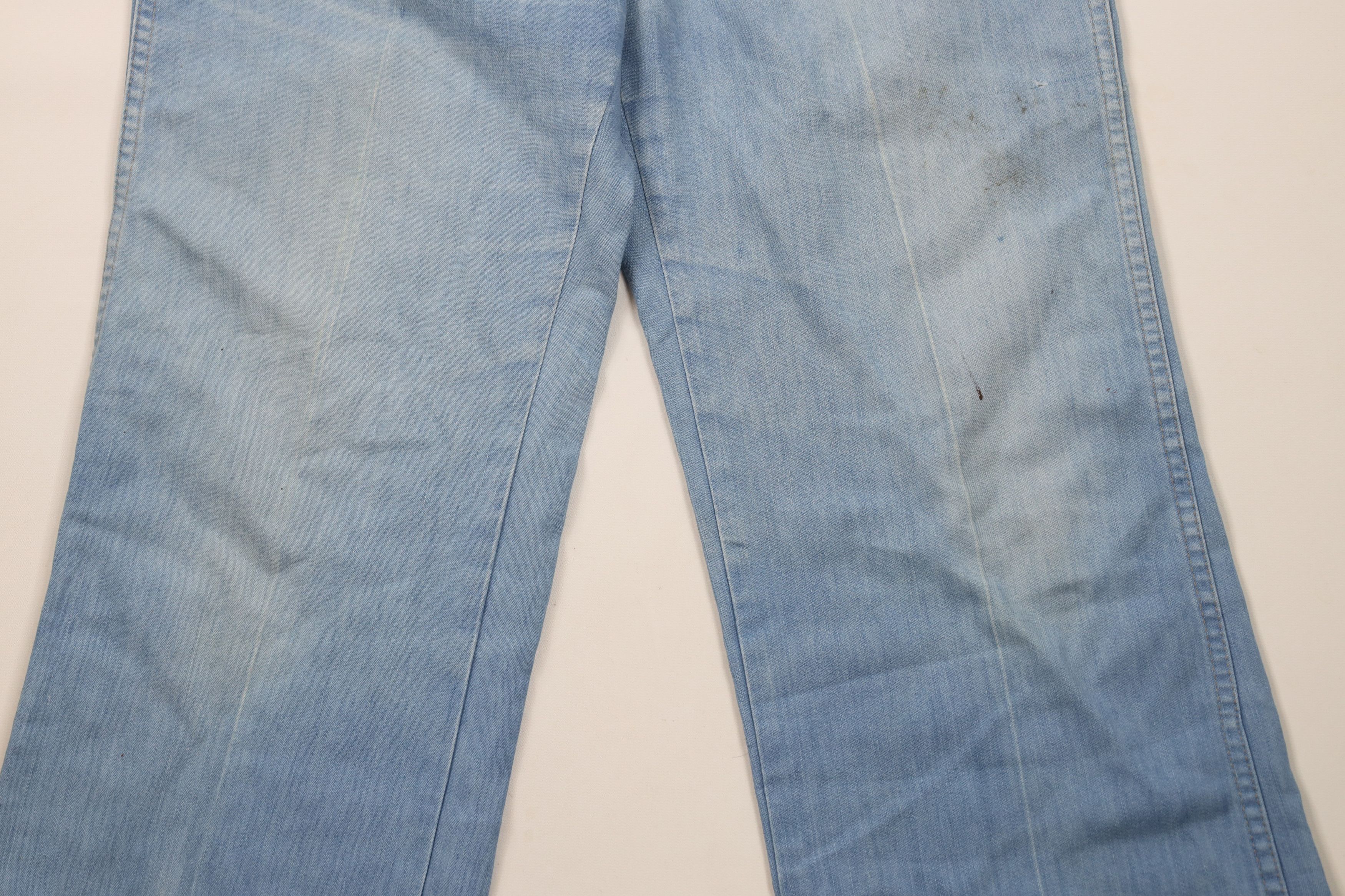Vintage Vintage 70s Streetwear Wide Leg Bell Bottom Denim Jeans USA Size US 32 / EU 48 - 3 Thumbnail