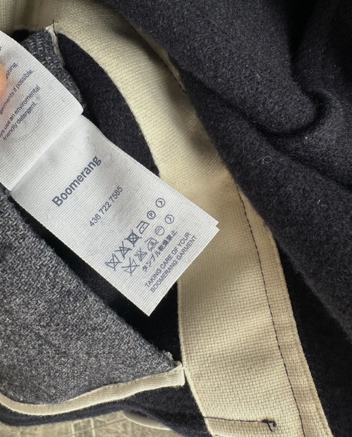 Other Boomerang Wool Mens Duffle Coat Sz XL Size US XL / EU 56 / 4 - 9 Thumbnail