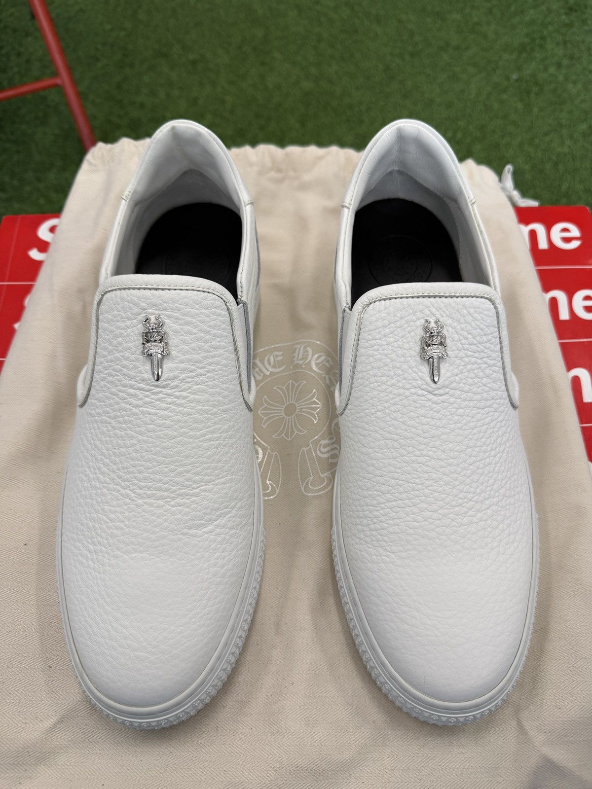 Chrome Hearts Chrome Hearts Leather Slip On Sneaker Size US 8.5 / EU 41-42 - 2 Thumbnail