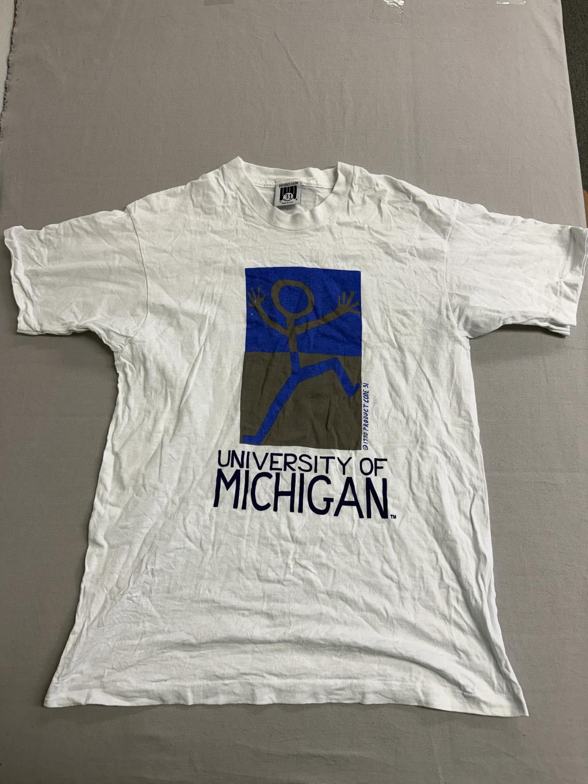 Other Vintage University of Michigan Tshirt 1990 Product Code 31 L Size US L / EU 52-54 / 3 - 1 Thumbnail
