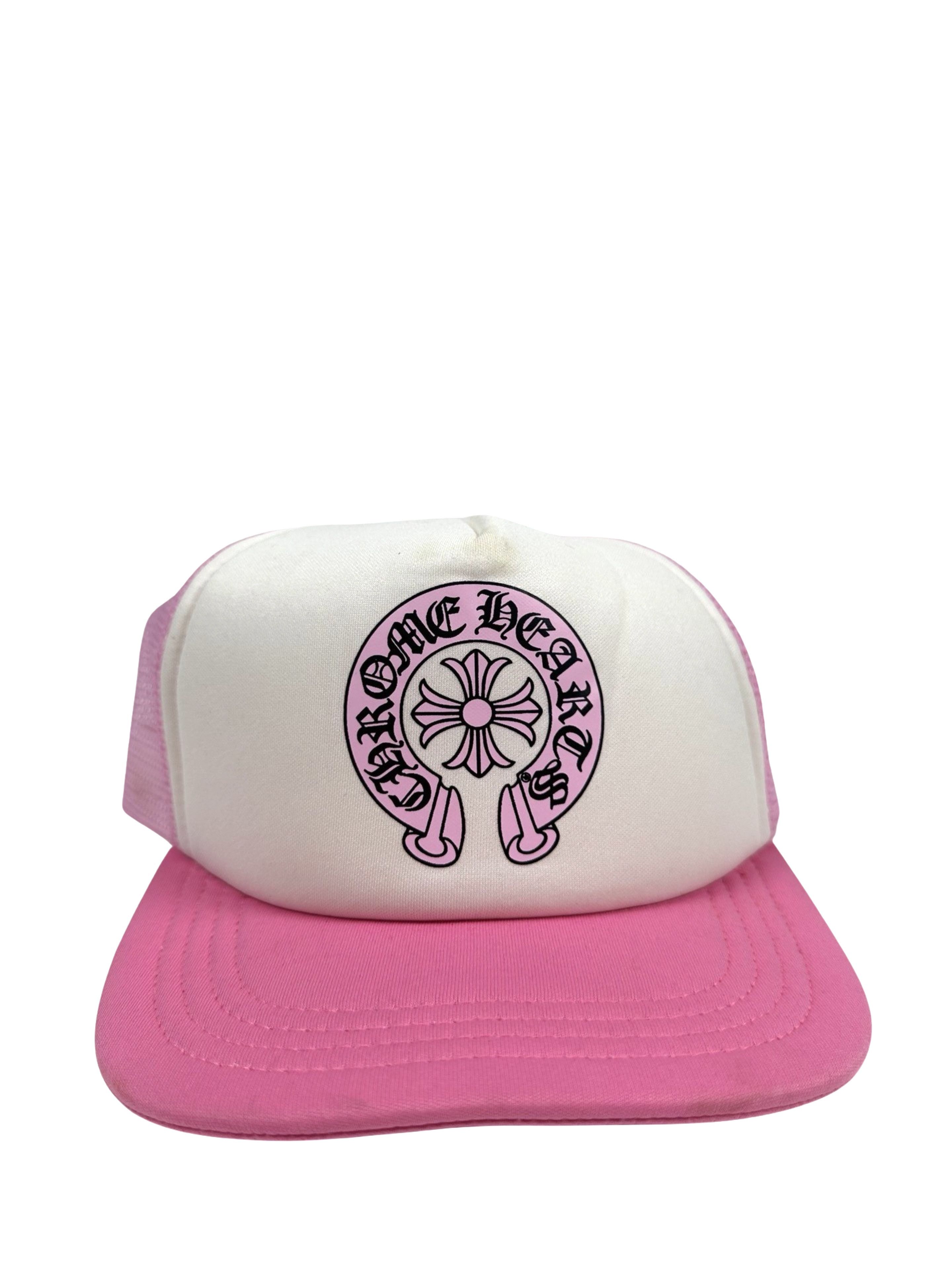 image of Chrome Hearts Chrome Pink Ch Trucker, Men's