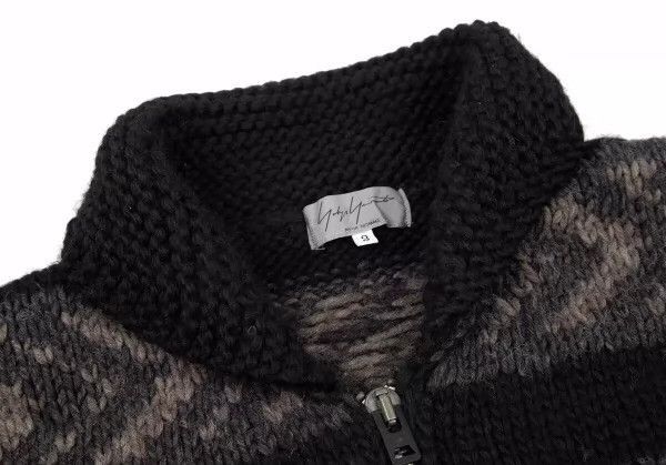 Yohji Yamamoto yohji yamamoto 2003aw wool knit zipper sweater-2505 Size US L / EU 52-54 / 3 - 2 Thumbnail
