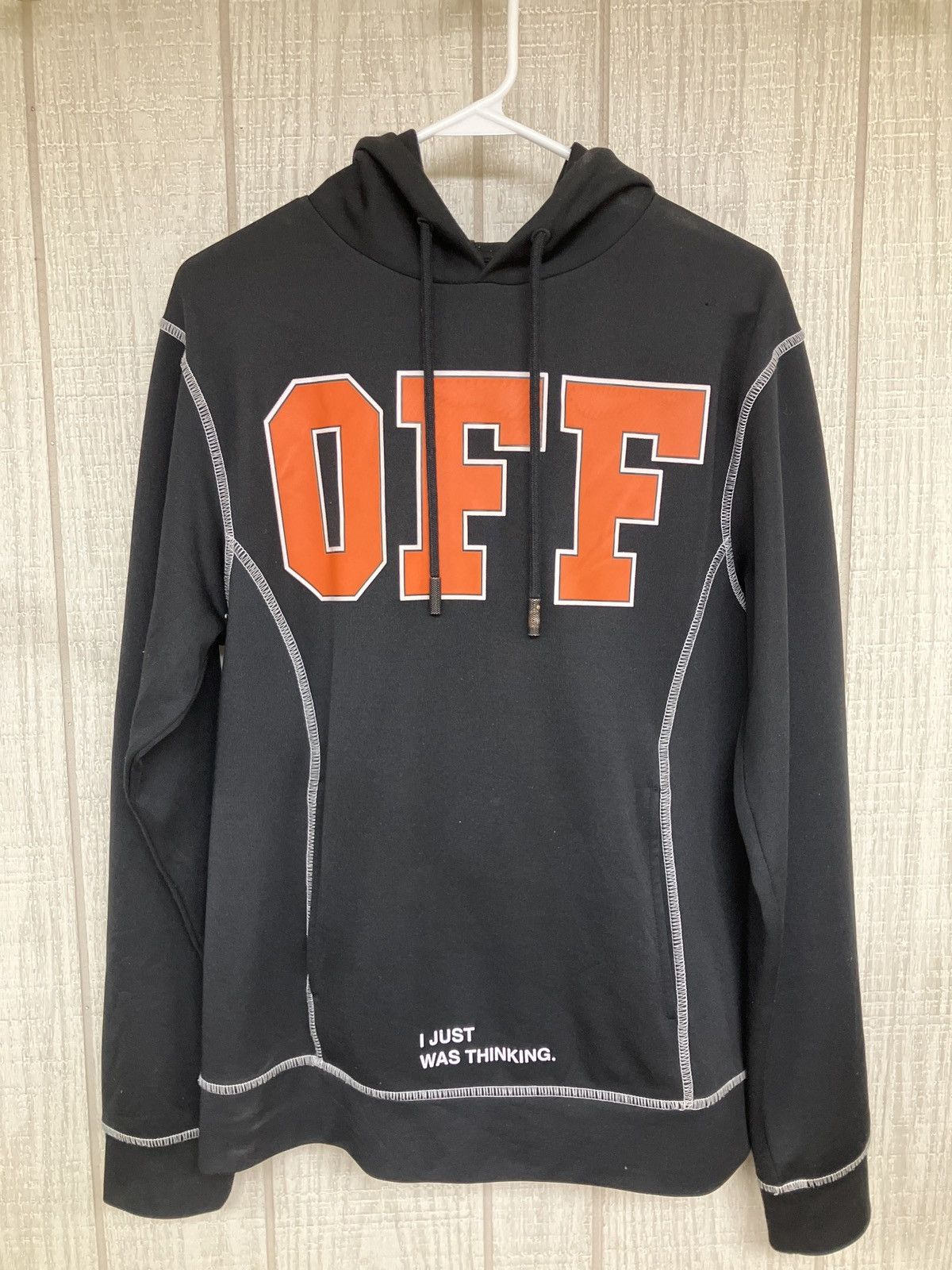 Off White Off White 2013 Hoodie Virgil Abloh I Was Just Thinking S Grailed