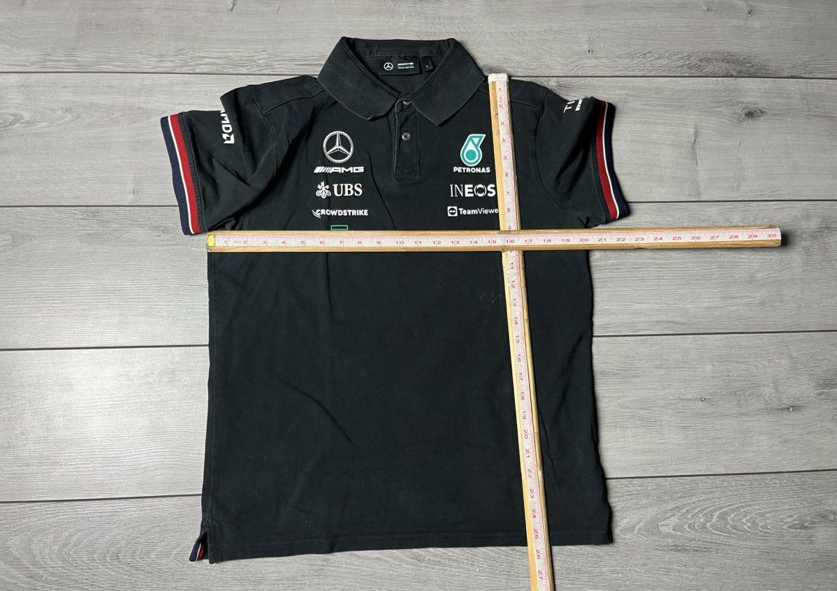 Mercedes-Benz Mercedes Benz AMG Petronas F1 Men's Team Polo Shirt Black Size US L / EU 52-54 / 3 - 5 Thumbnail