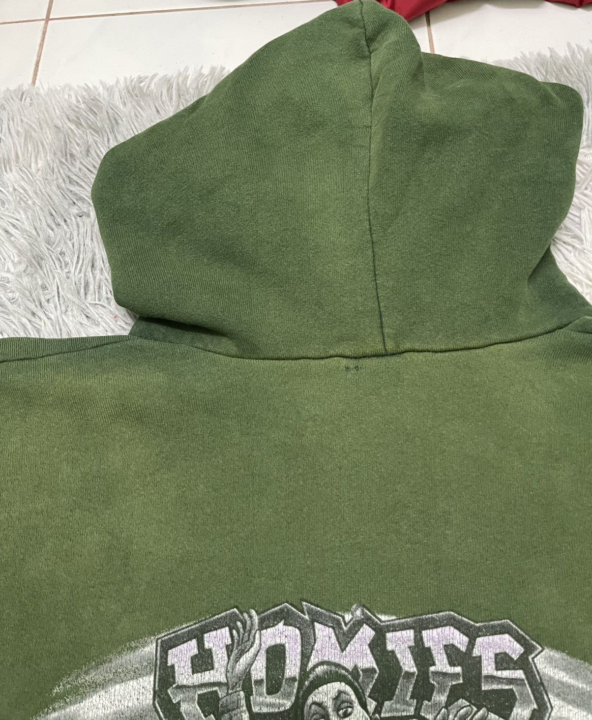 Fruit Of The Loom × Rap Tees RARE 90s HOMIES HIP HOP DANCE HOODIE XXL DISTRESSED Size US XXL / EU 58 / 5 - 22 Thumbnail