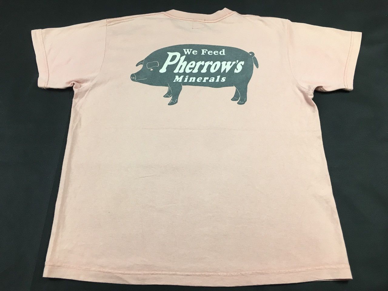Pherrow's Vintage 90s Pherrow’s Mineral Big Pig Logo Printed Tee Size US L / EU 52-54 / 3 - 2 Thumbnail