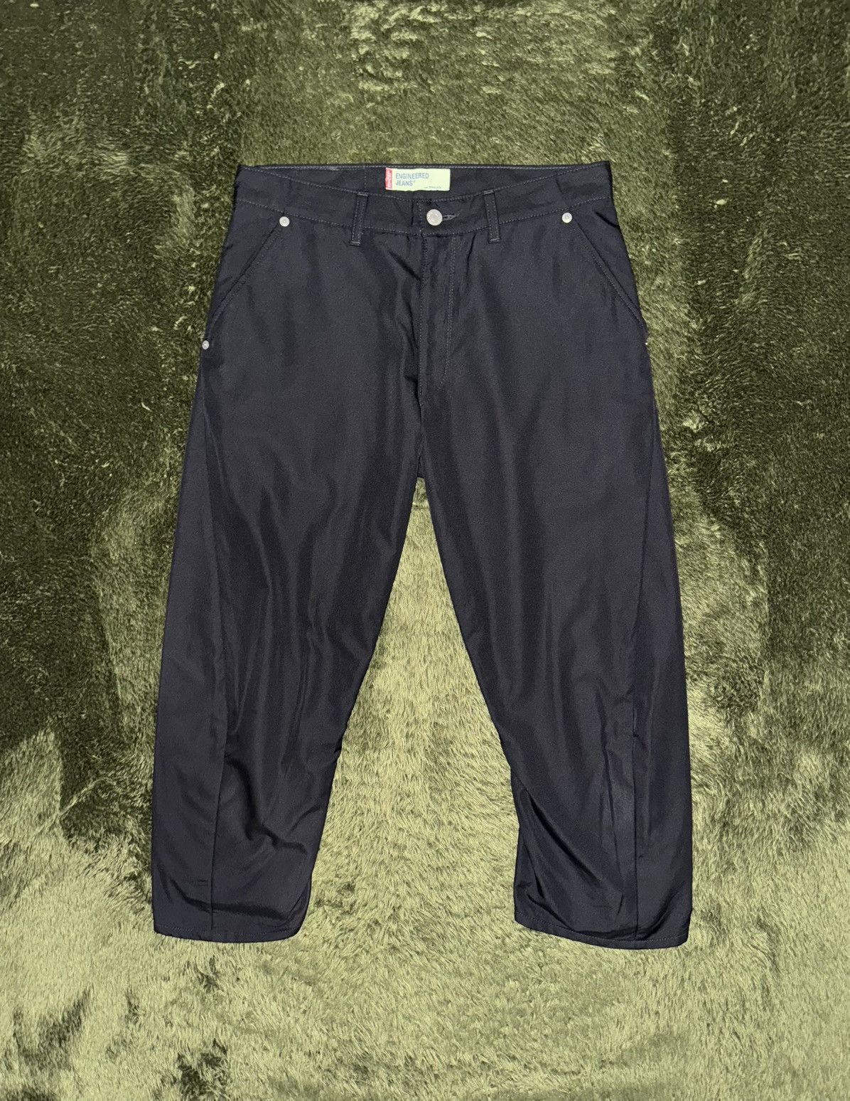 Levi's [32] Levi’s Japan Engineered Jeans Poly Work Pants Black Size US 32 / EU 48 - 1 Thumbnail