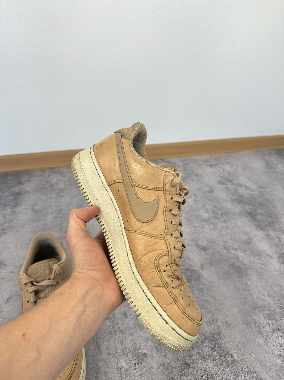 Nike Vintage Nike Air Force 1 Low Vachetta Tan Y2K Sneakers Shoes Size US 9.5 / EU 42-43 - 5 Thumbnail