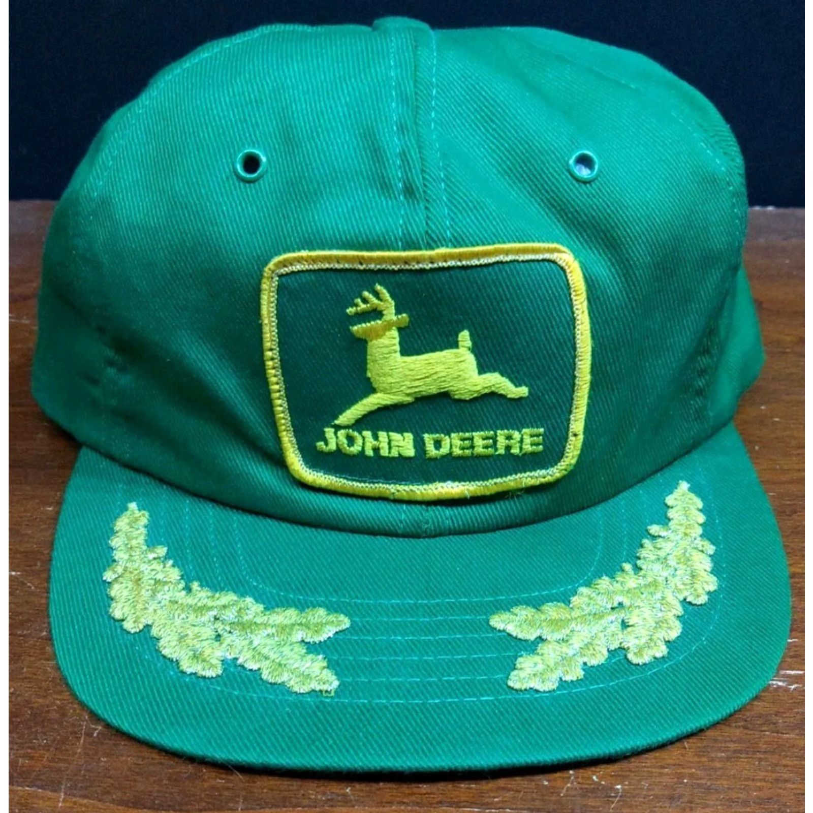 John Deere VINTAGE Swingster Hat Shirt Unisex Adults Snapback Trucker Green 70s 80s Farm USA Patch Cap Size ONE SIZE - 2 Thumbnail