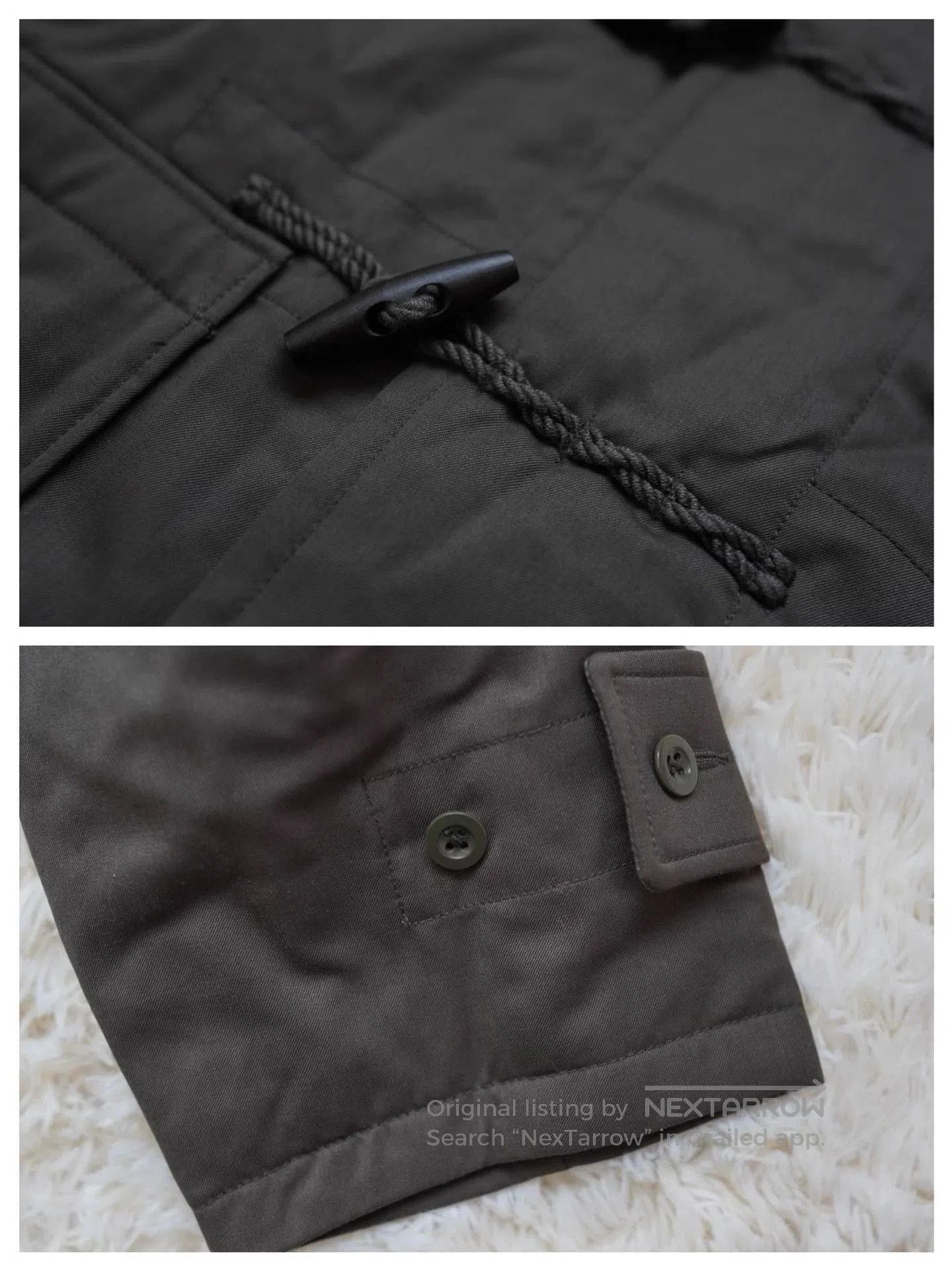 Nanamica Hooded Toggle-Front Long Heavy Coat. Size US M / EU 48-50 / 2 - 7 Thumbnail