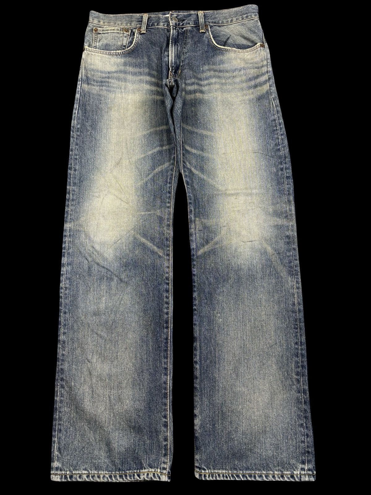 Edwin 💥Wide💥Sick Edwin 451 Mud Wash Raw Fades Denim F954 Size US 35 - 1 Thumbnail