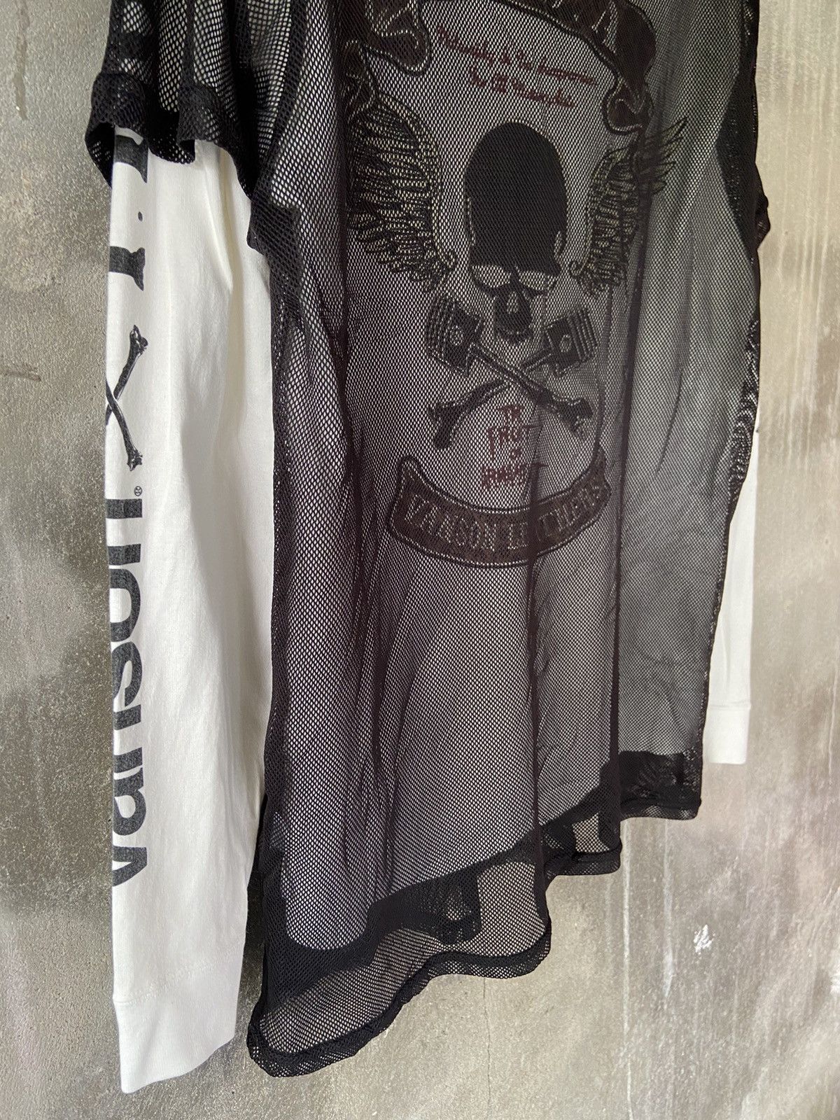 Beauty Beast × Hysteric Glamour × Japanese Brand BROWNY TEE OPEN KNIT 2 IN 1 VANSON X T.F.O.A LONG SLEEVE Size US L / EU 52-54 / 3 - 11 Thumbnail