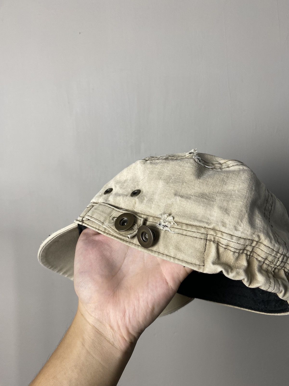 Beauty Beast × Hysteric Glamour × If Six Was Nine Vintage Cadet Distressed Hat Size ONE SIZE - 7 Thumbnail