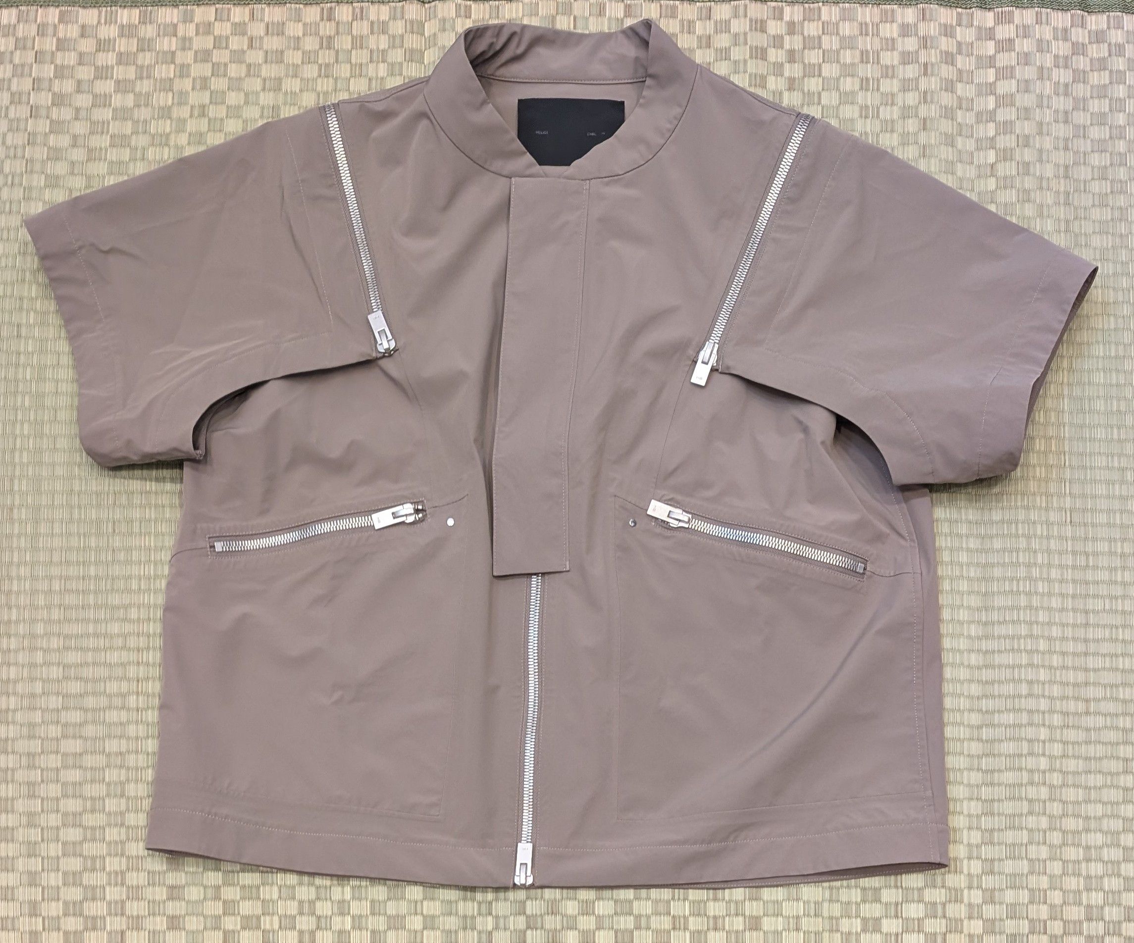 Heliot Emil Heliot Emil Anophyte Technical Vest Washed Out Khaki Size US M / EU 48-50 / 2 - 1 Thumbnail