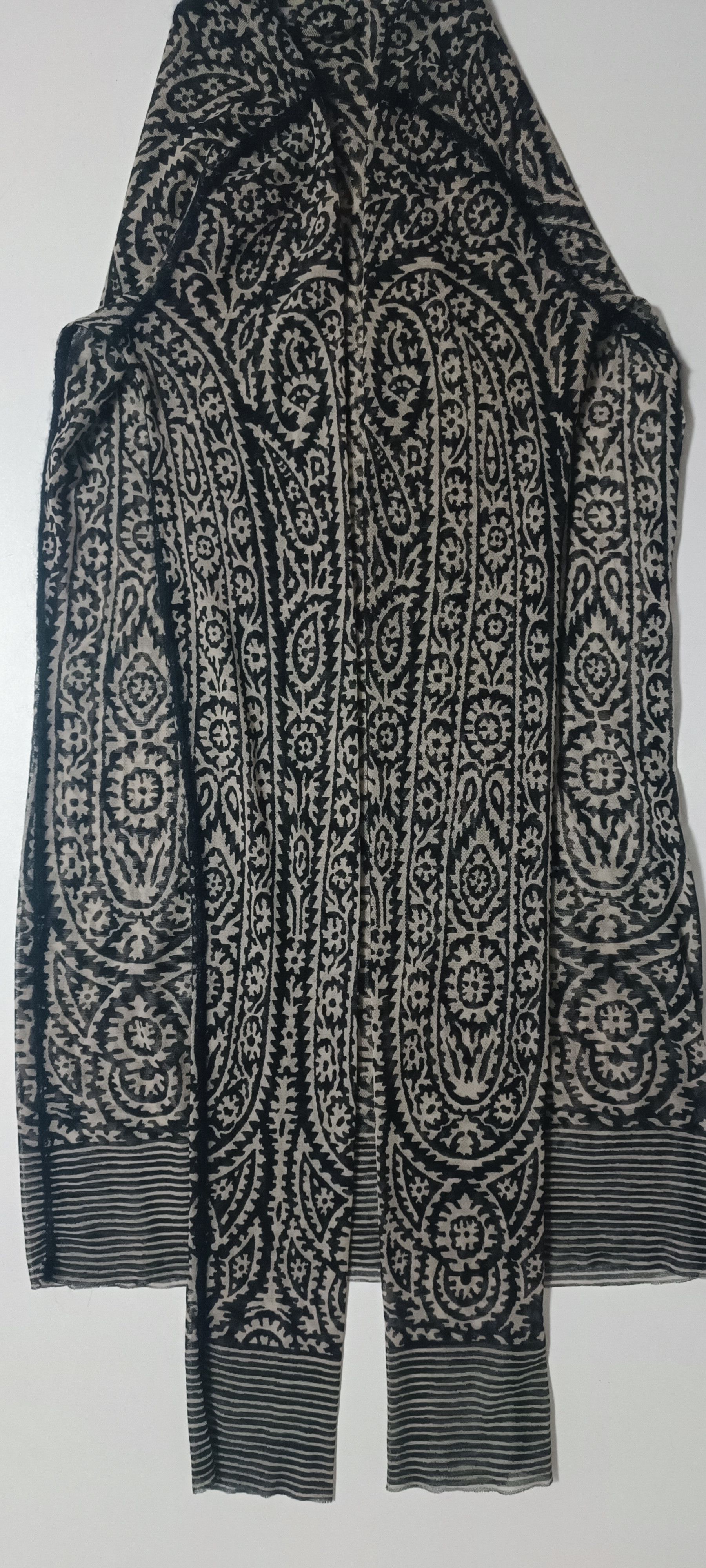 Jean Paul Gaultier 90's - Floral and paisley motifs mesh top Size M / US 6-8 / IT 42-44 - 19 Thumbnail