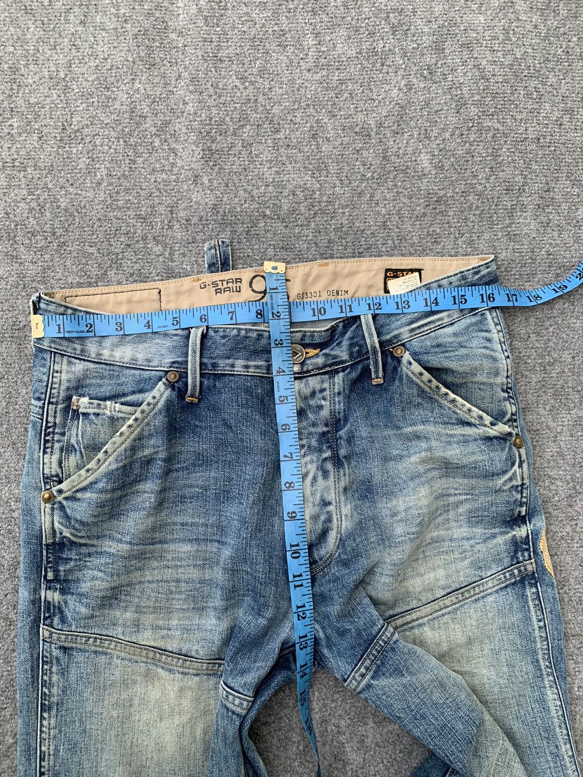 G-Star G-Star 96 Raw ride faded blue. Size US 33 - 13 Thumbnail