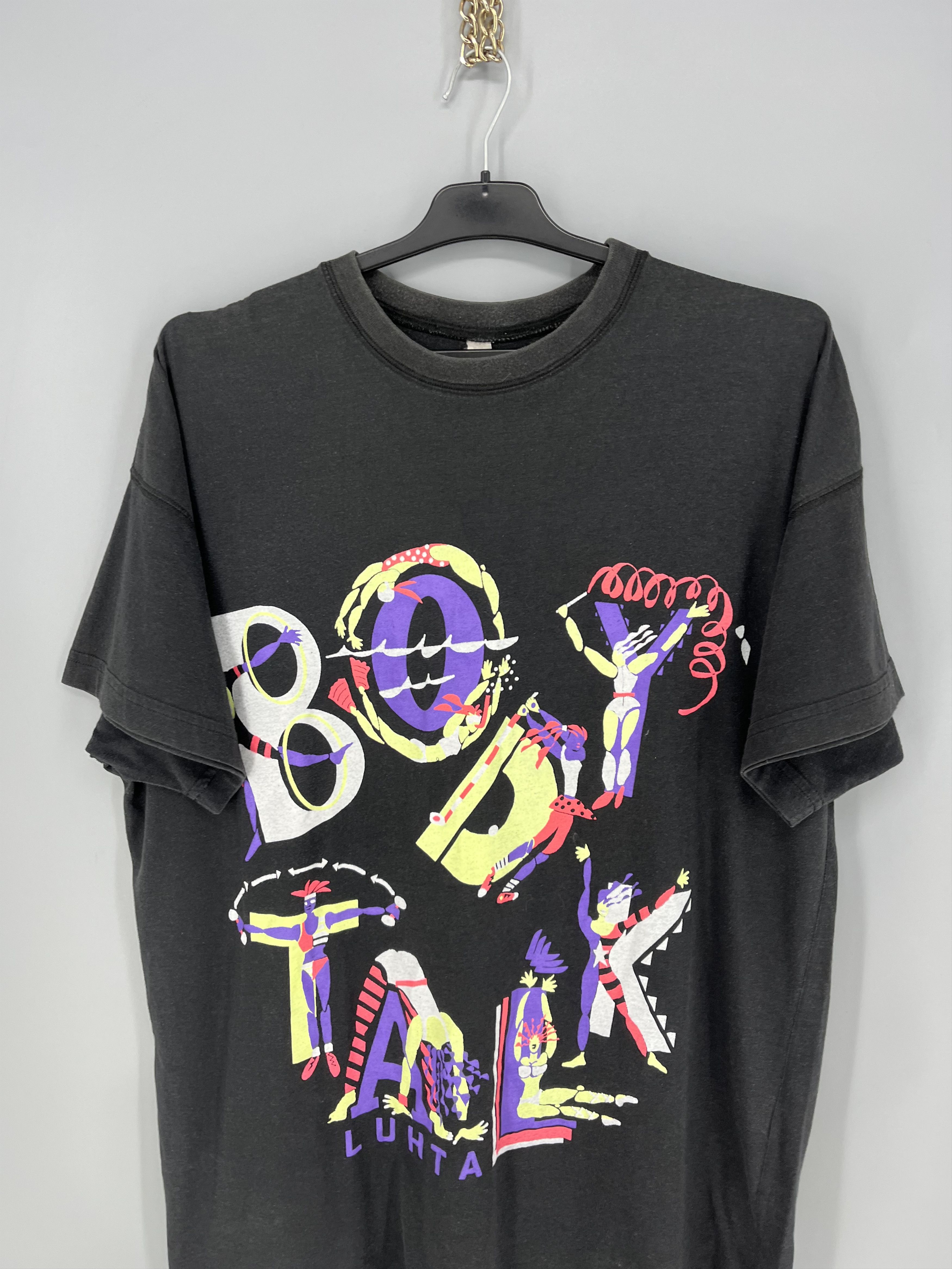 Band Tees vintage 90s body talk graphic retro fitness abstraction Size US M / EU 48-50 / 2 - 6 Thumbnail