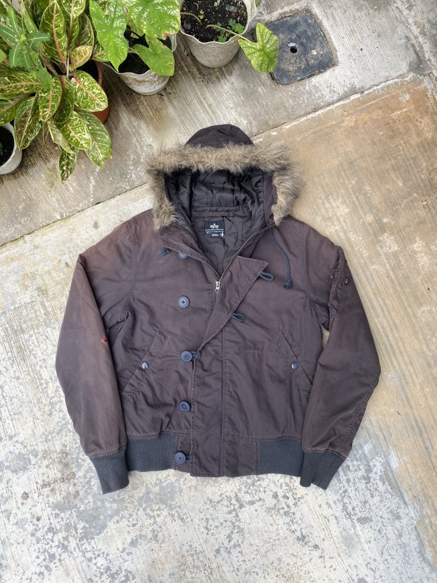 Alpha Industries Distressed Alpha Industries Bombers Jacket Size M / US 6-8 / IT 42-44 - 1 Thumbnail