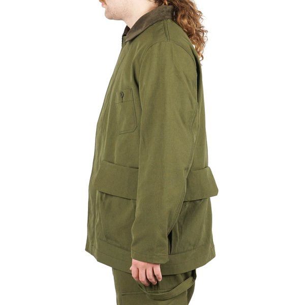Snow Peak Takibi jacket olive khaki chore work coverall Barbour waxed Size US S / EU 44-46 / 1 - 10 Thumbnail