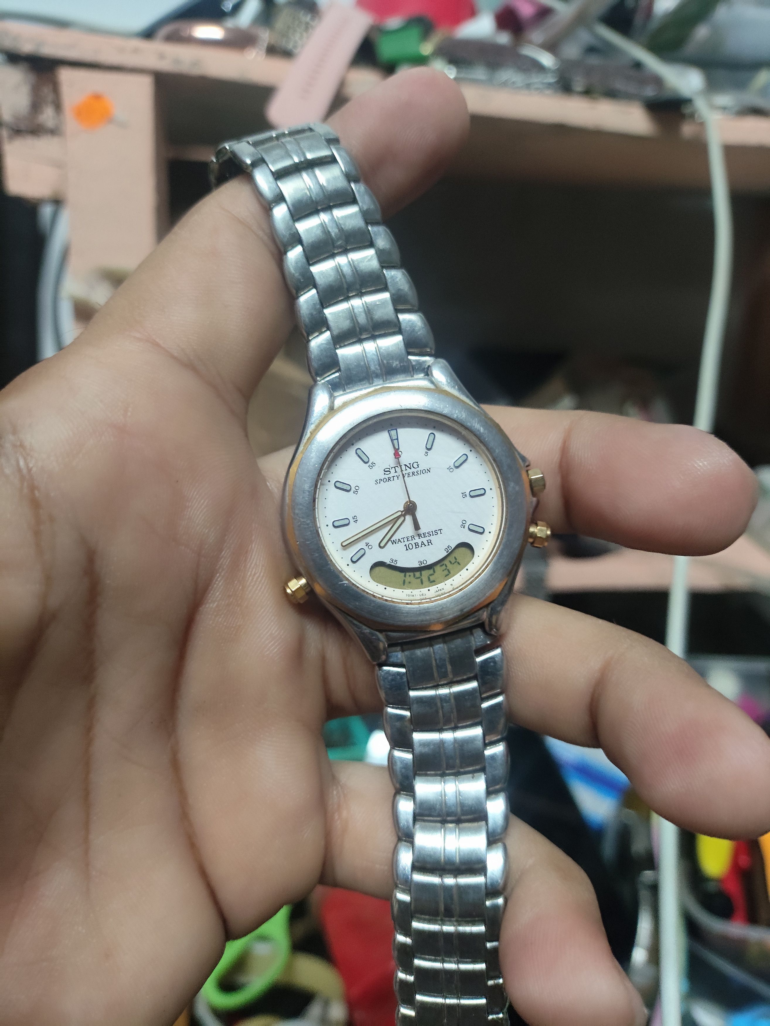 Casio × Japanese Brand × Vintage Casio Analog digital Vintage Rare JAPAN MADE 1980' FUNCTION Size ONE SIZE - 3 Thumbnail