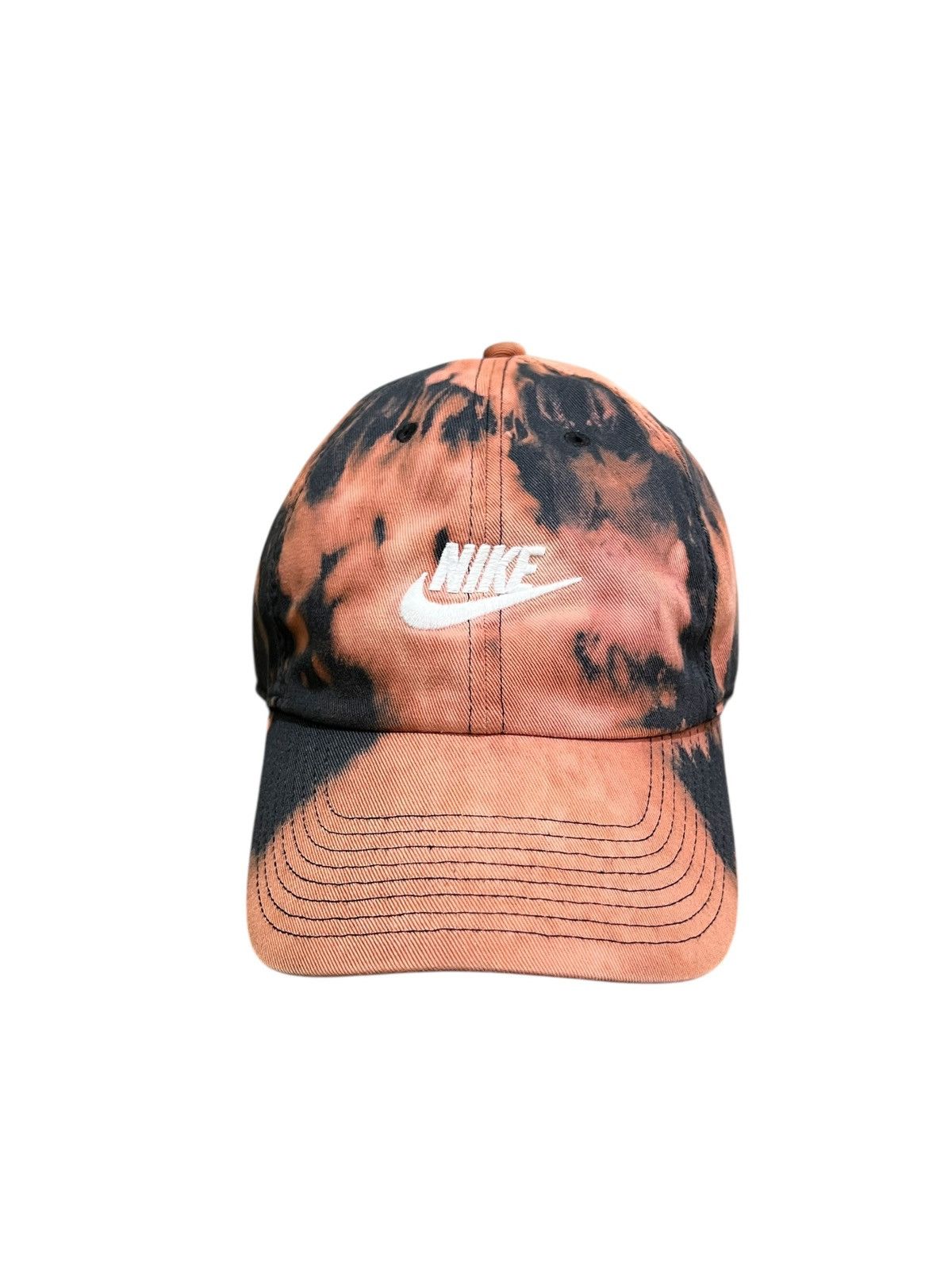 Nike × Vintage Rare 🔥 Nike Heritage Custom Tiedye Acid Wash Cap Size ONE SIZE - 1 Thumbnail