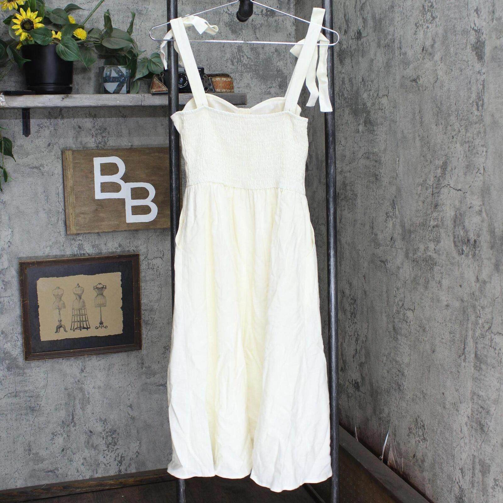 Designer LC Lauren Conrad Shoulder Tie Dress 1661adc9faf56e Ivory S Size S / US 4 / IT 40 - 2 Thumbnail