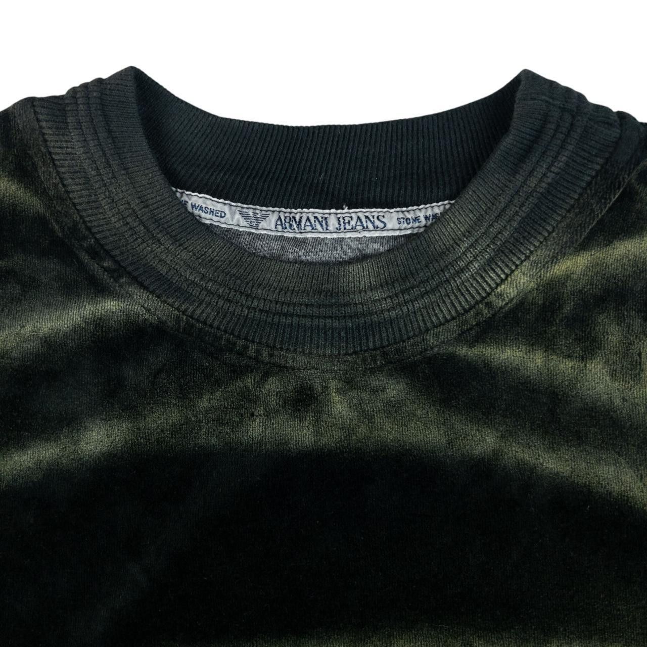 Armani Vintage Armani Jeans Velour Sweatshirt Size M Size US M / EU 48-50 / 2 - 3 Thumbnail