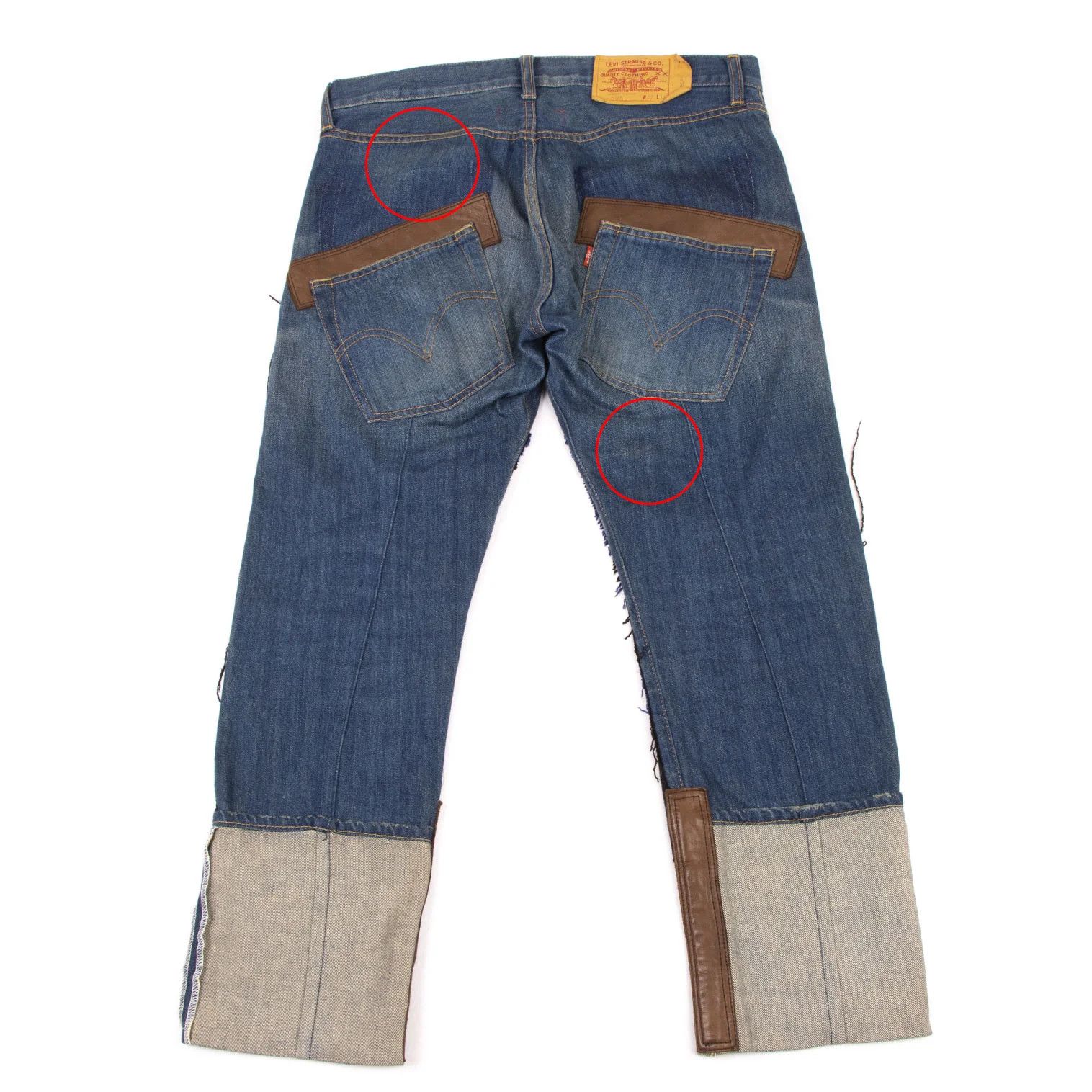 Junya Watanabe Checkered Denim Pants in Blue, Black, and Brown Size US 30 / EU 46 - 10 Thumbnail