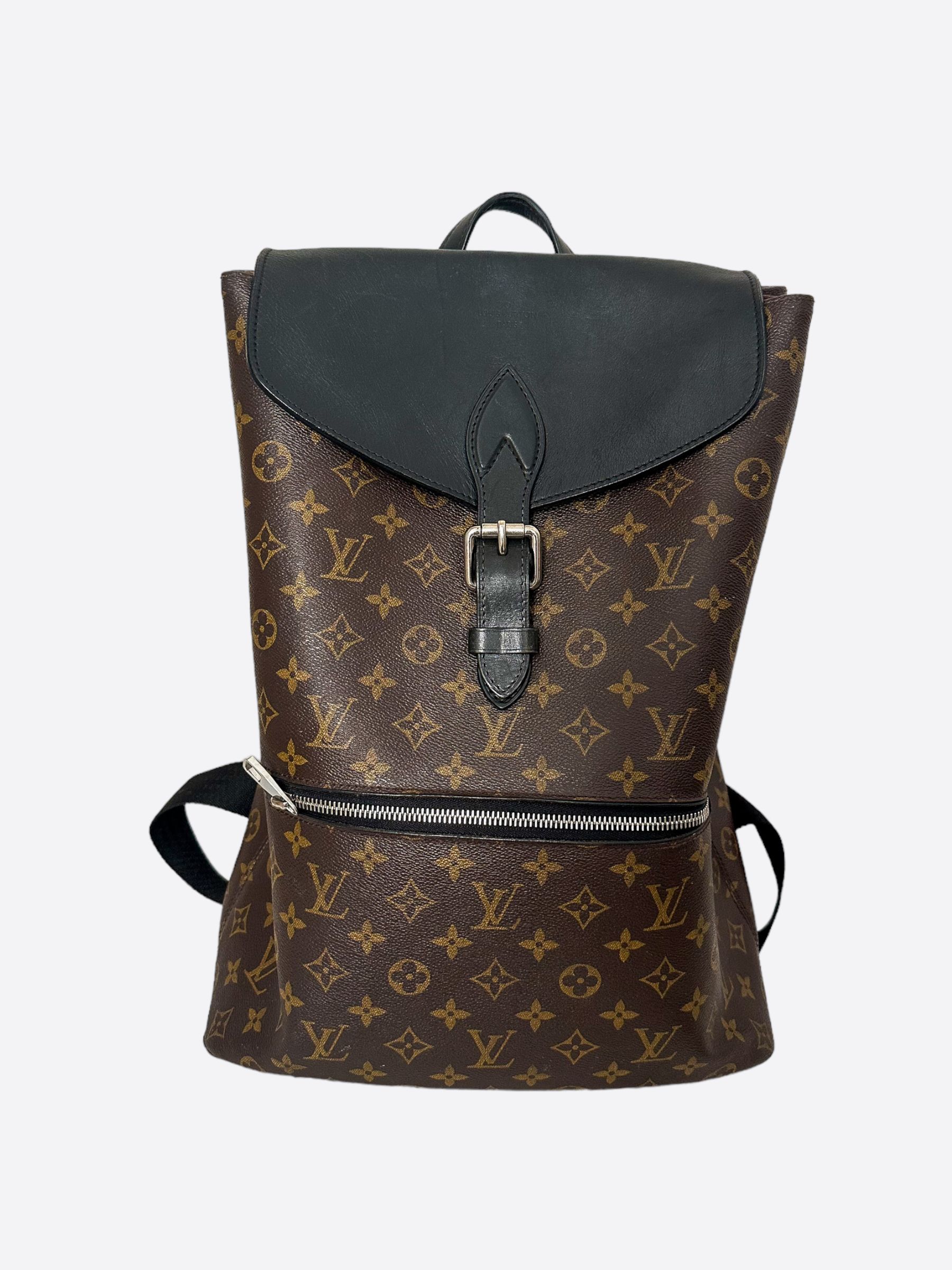 Louis Vuitton Monogram Macassar Canvas Palk Backpack Louis Vuitton