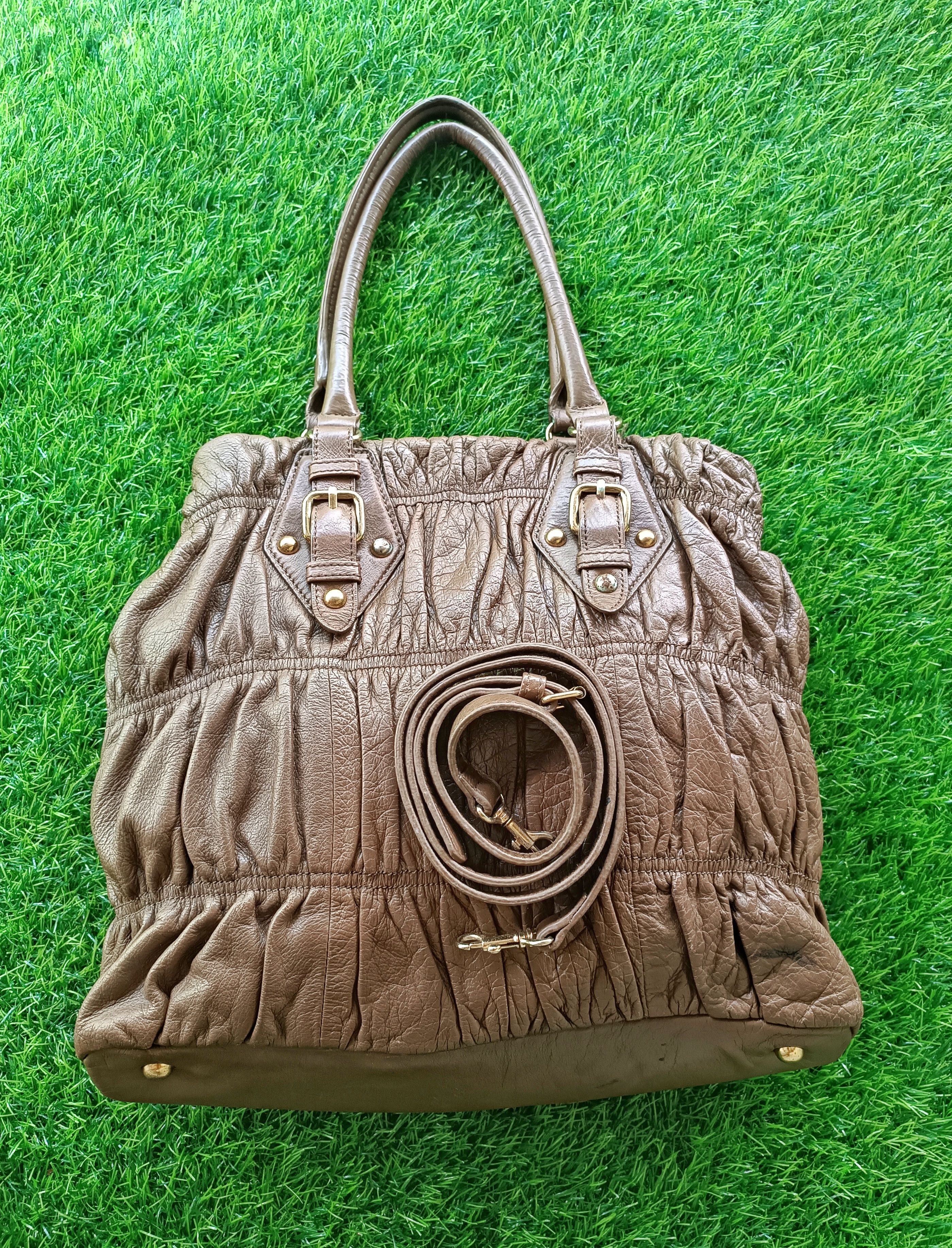 BRERA ITALY LEATHER WAY SLING BAG HAND CARRY BAG